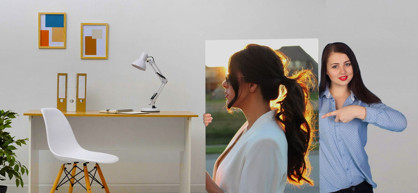 Дівчина-начальник з готовою картиною по фото