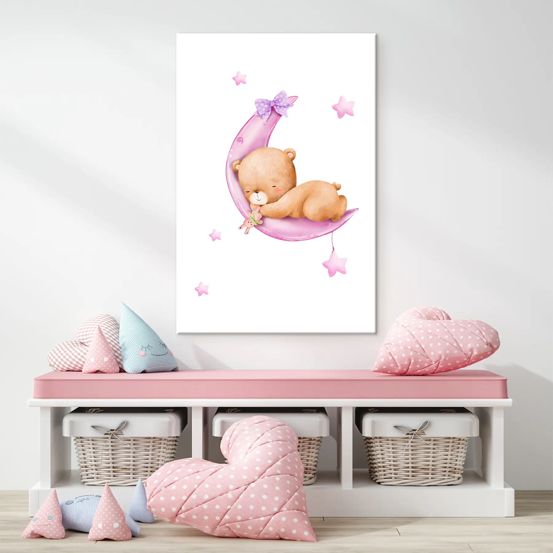 Картина Сонний ведмедик на місяці s37917v2