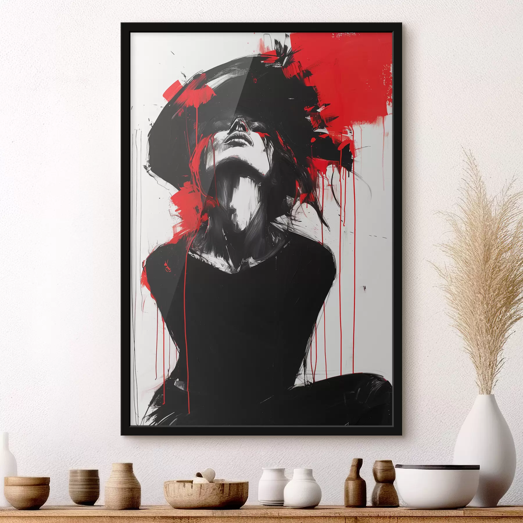 Картина Намальована дівчина в капелюшку f38562