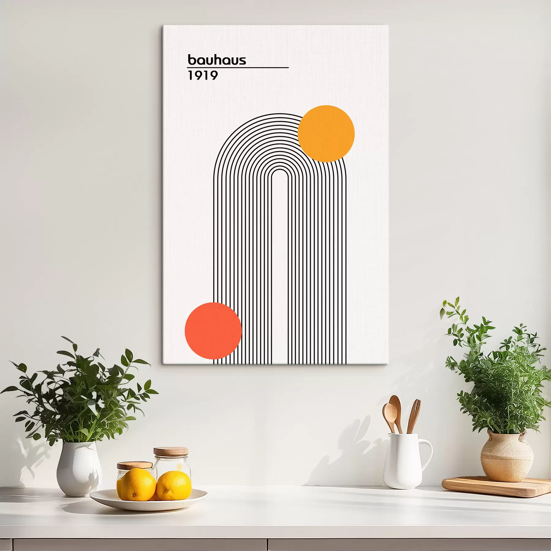 Картина Геометрична абстракція Bauhaus s39260