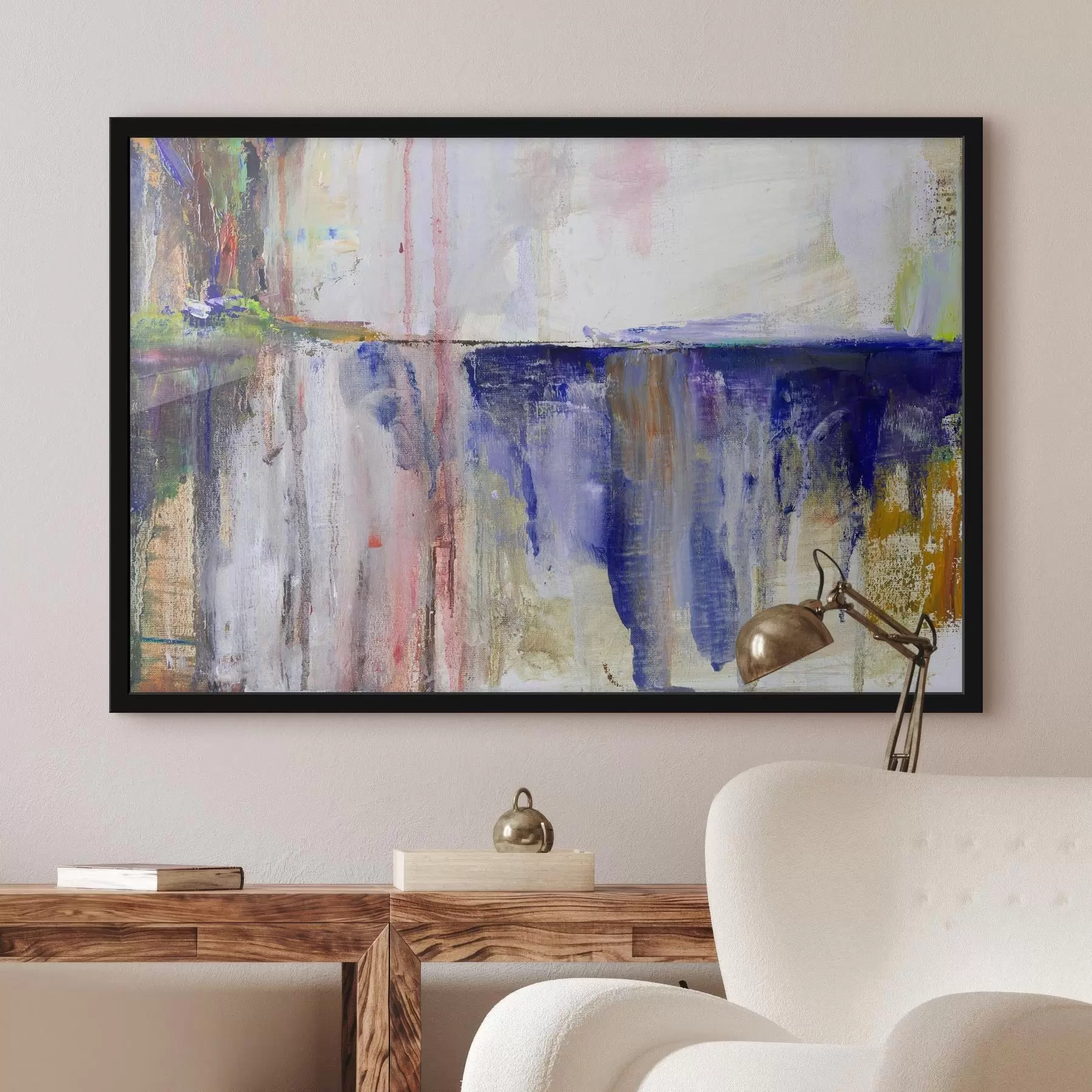 Картина Абстрактні відтінки в м'яких текстурах f37896