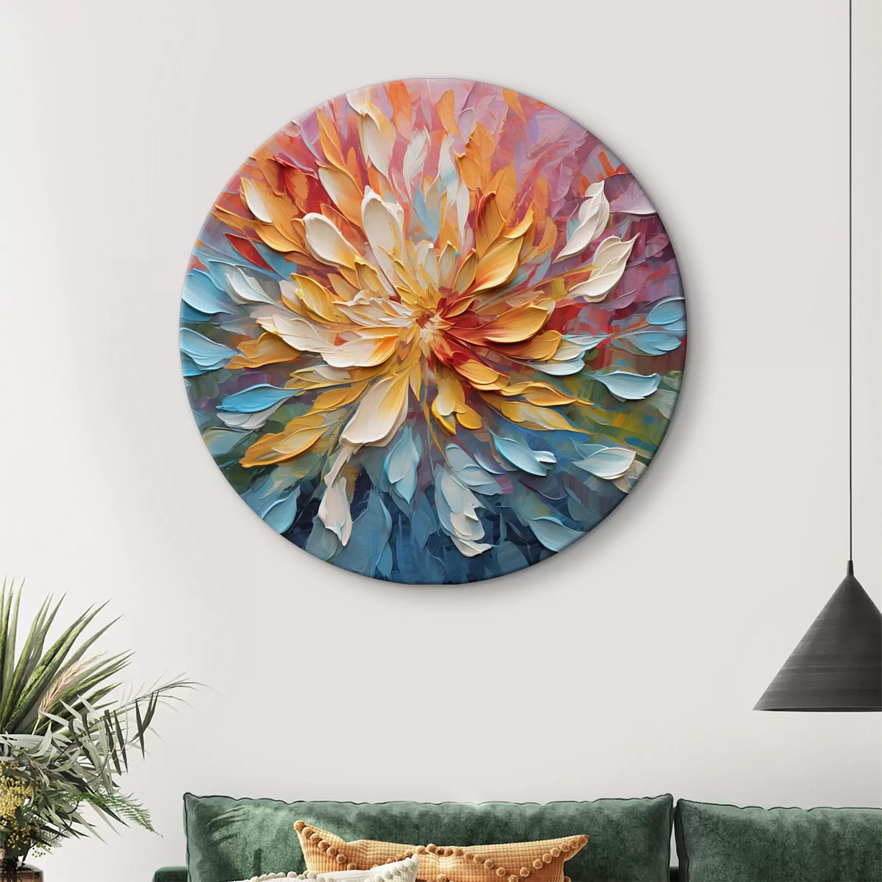 Картина Рослини, художні фарби та фарби r34488