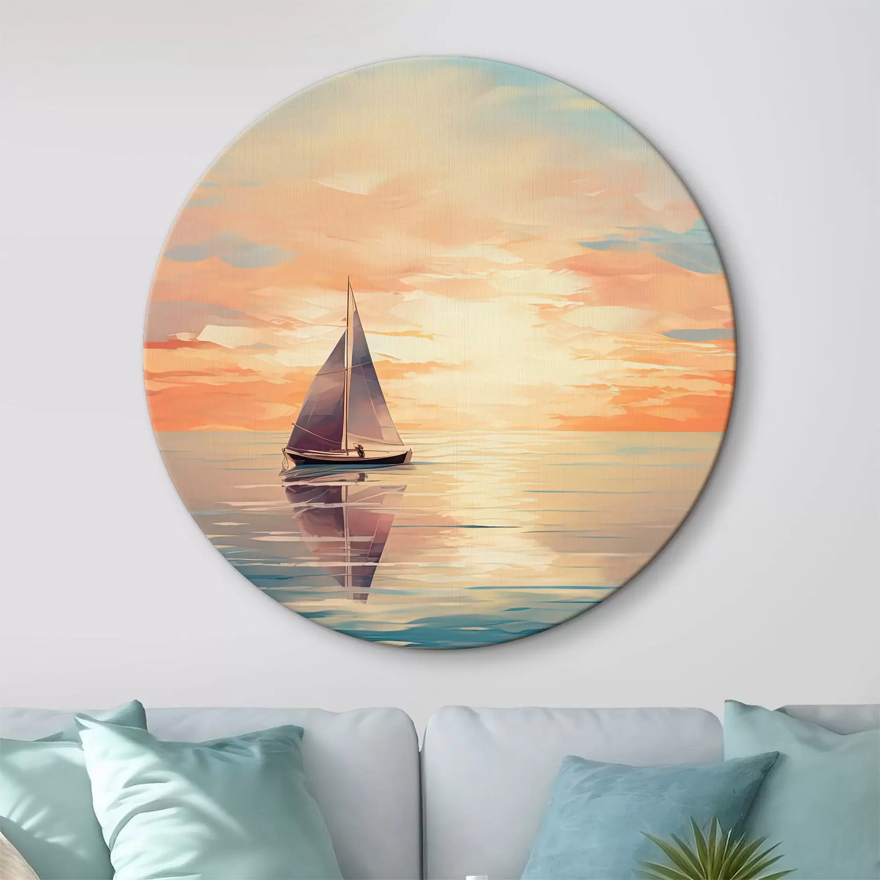 Картина Акварель човен r38050