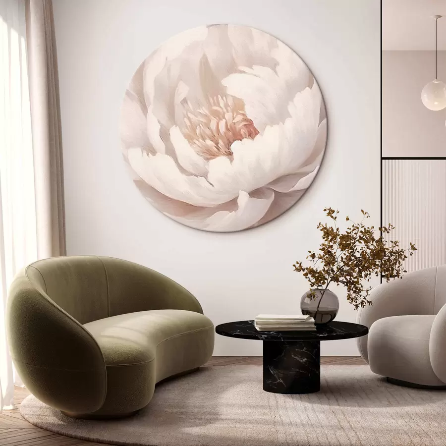 Картина Велика біла півонія r42637