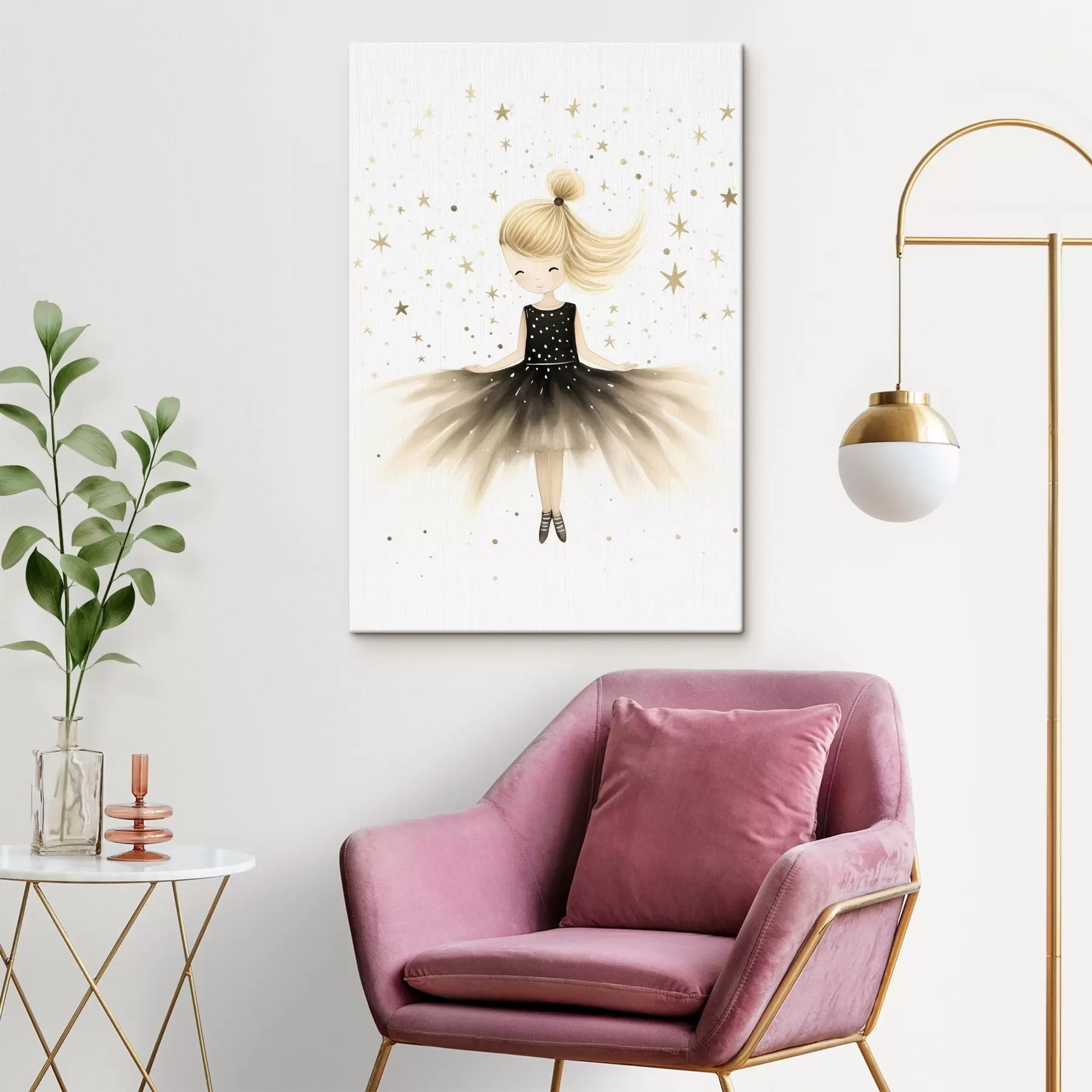Картина Симпатична балерина s43034