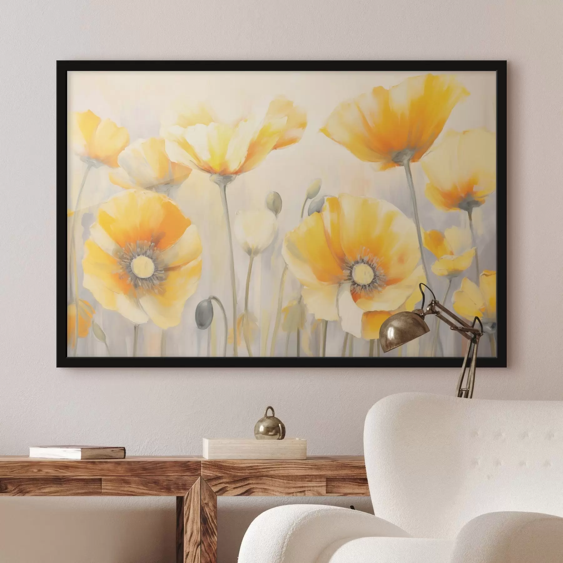 Картина Жовті маки f43024