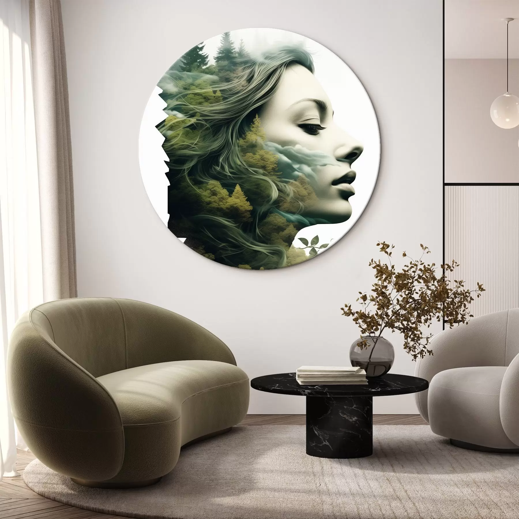 Картина Люди, дівчина, природа r43205