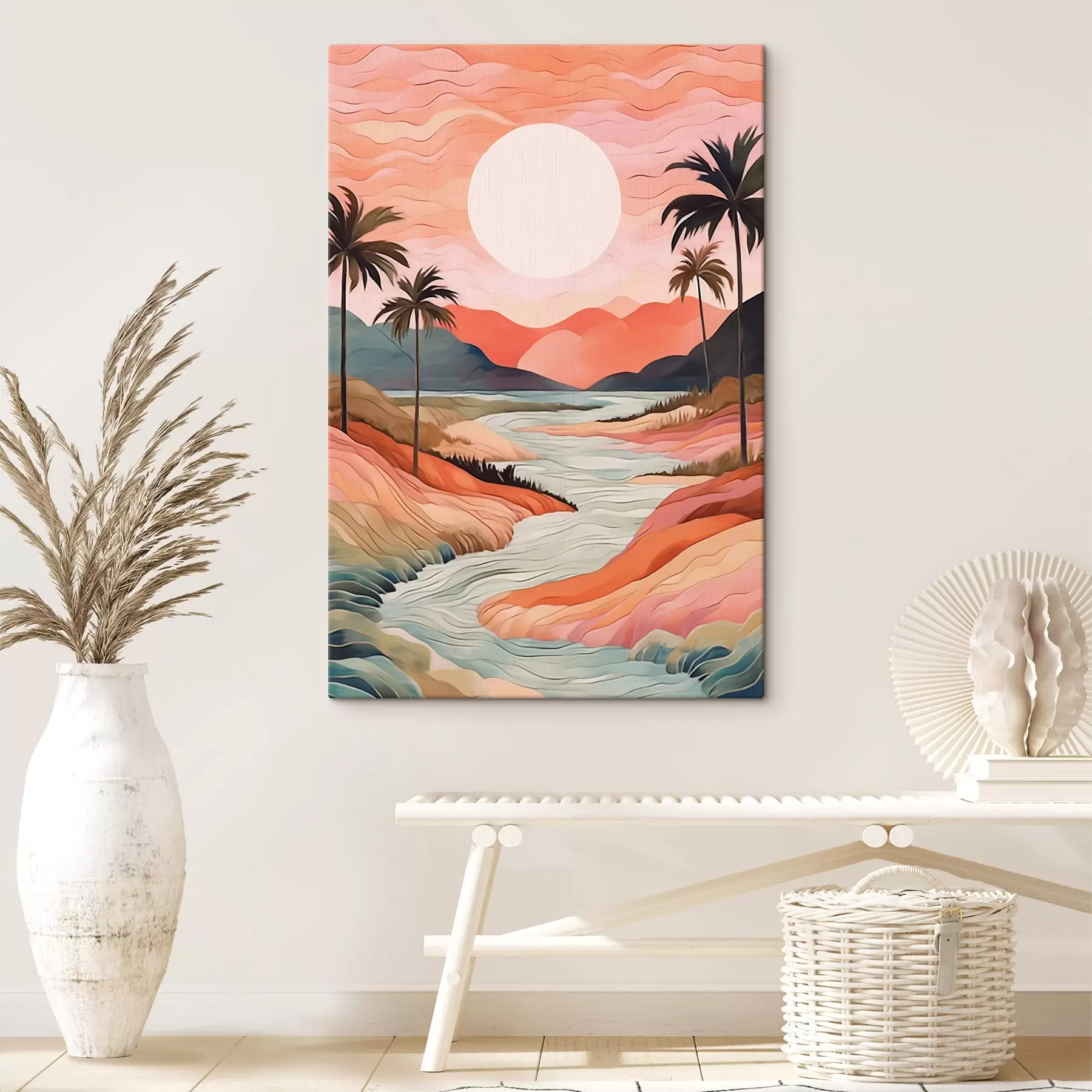 Картина Пейзаж з річкою s44568