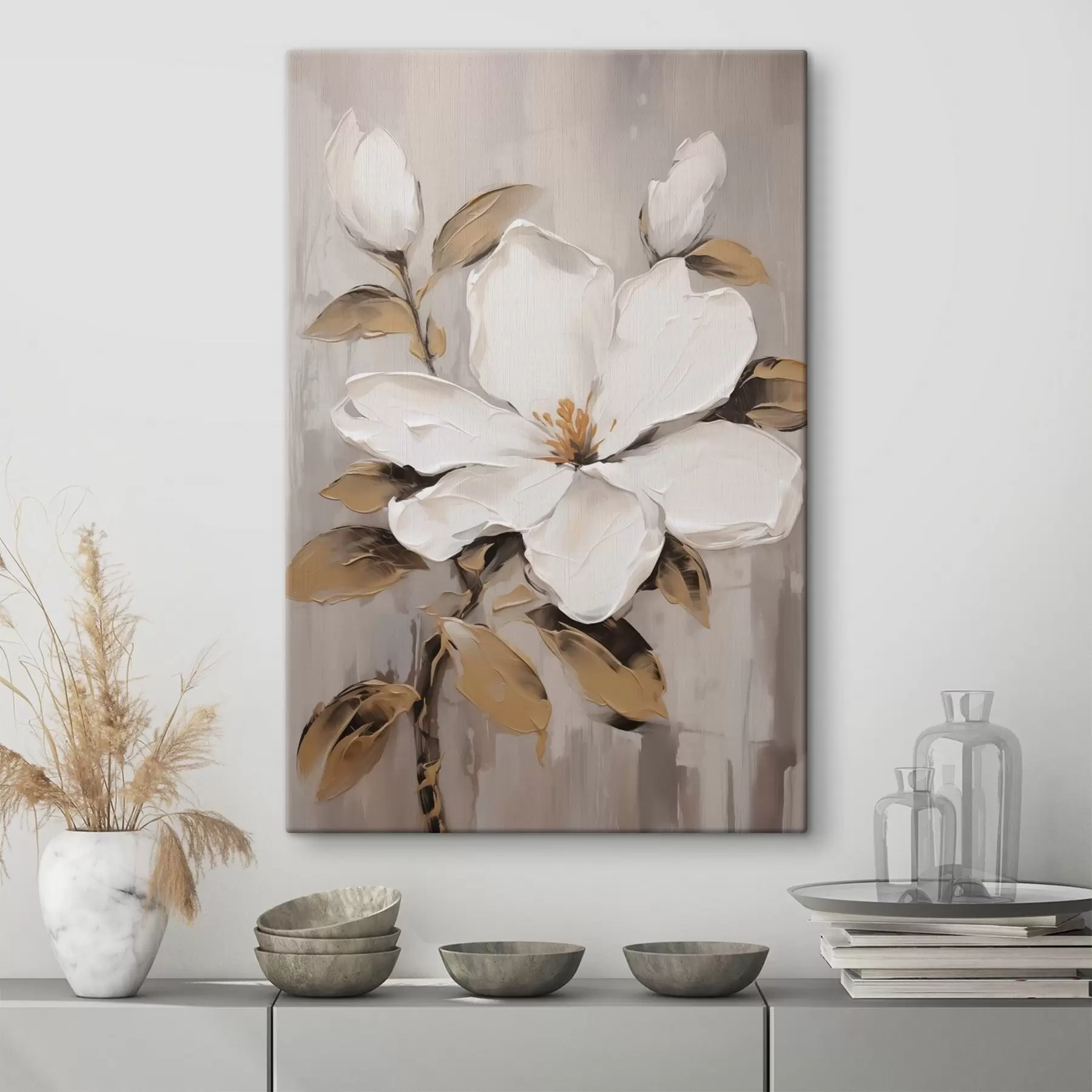 Картина Велика картина з імітацією квітів s44581