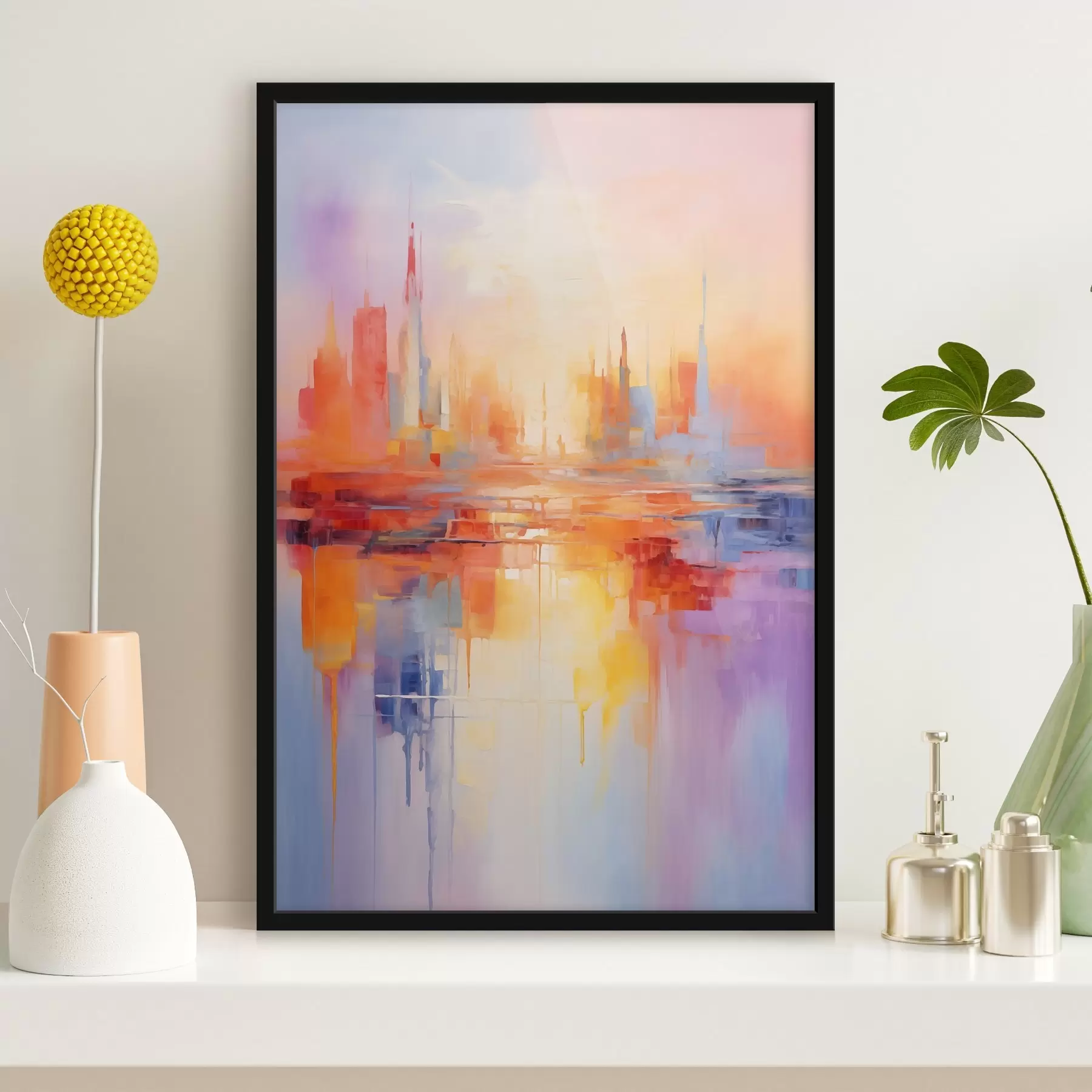 Картина Місто в різних кольорах f44744