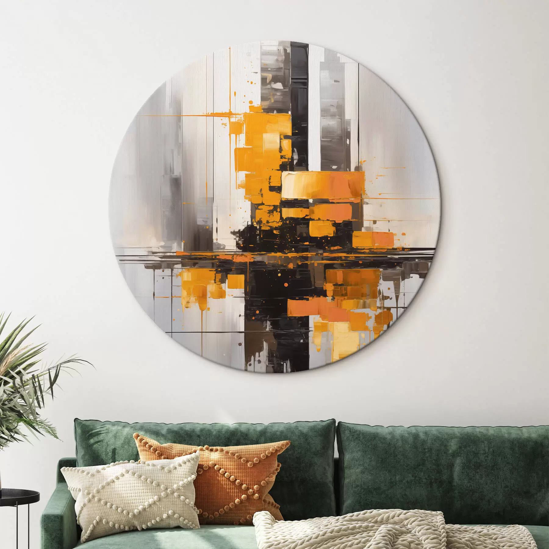 Картина Абстракція з хмарочосами r45163