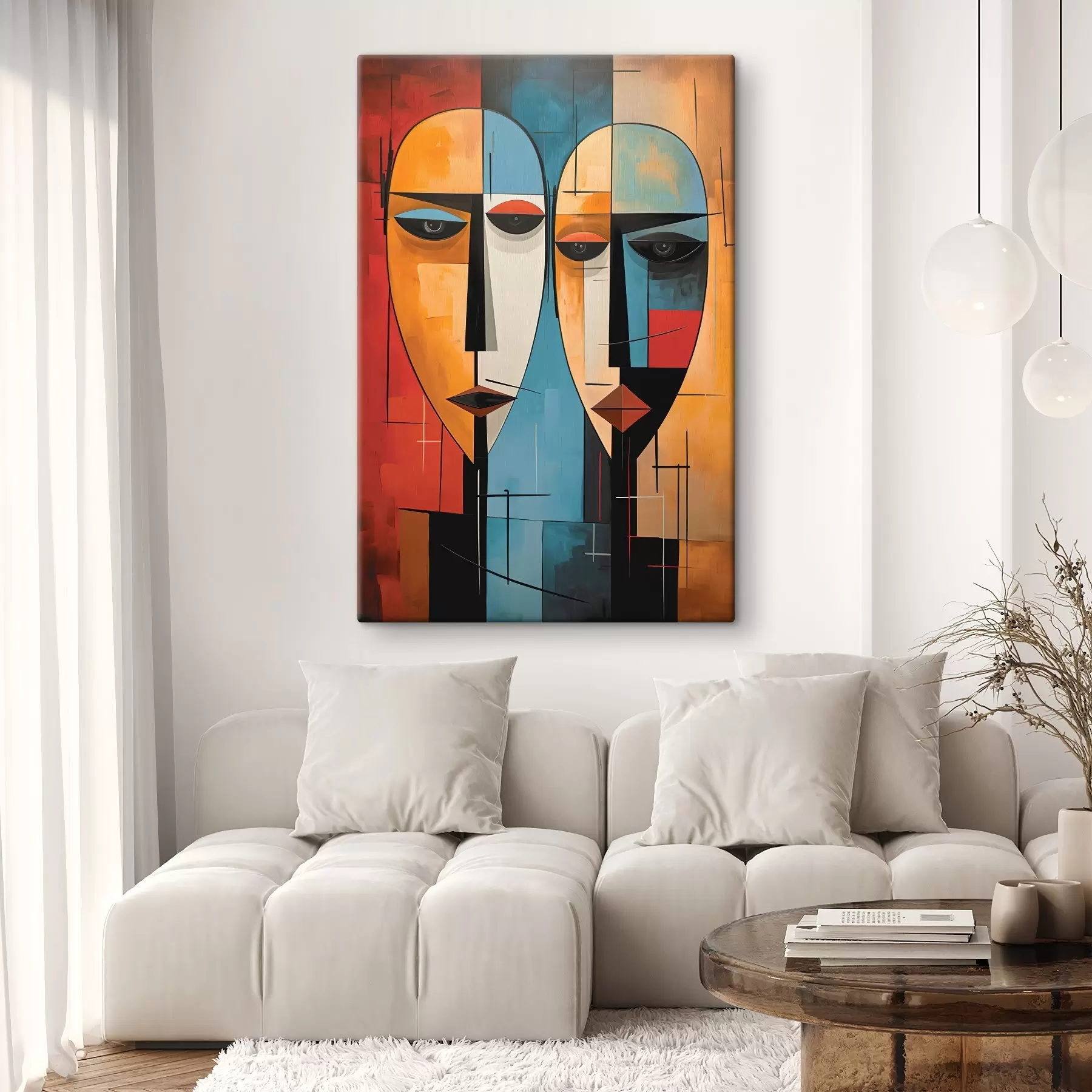 Картина Абстрактні обличчя s45236