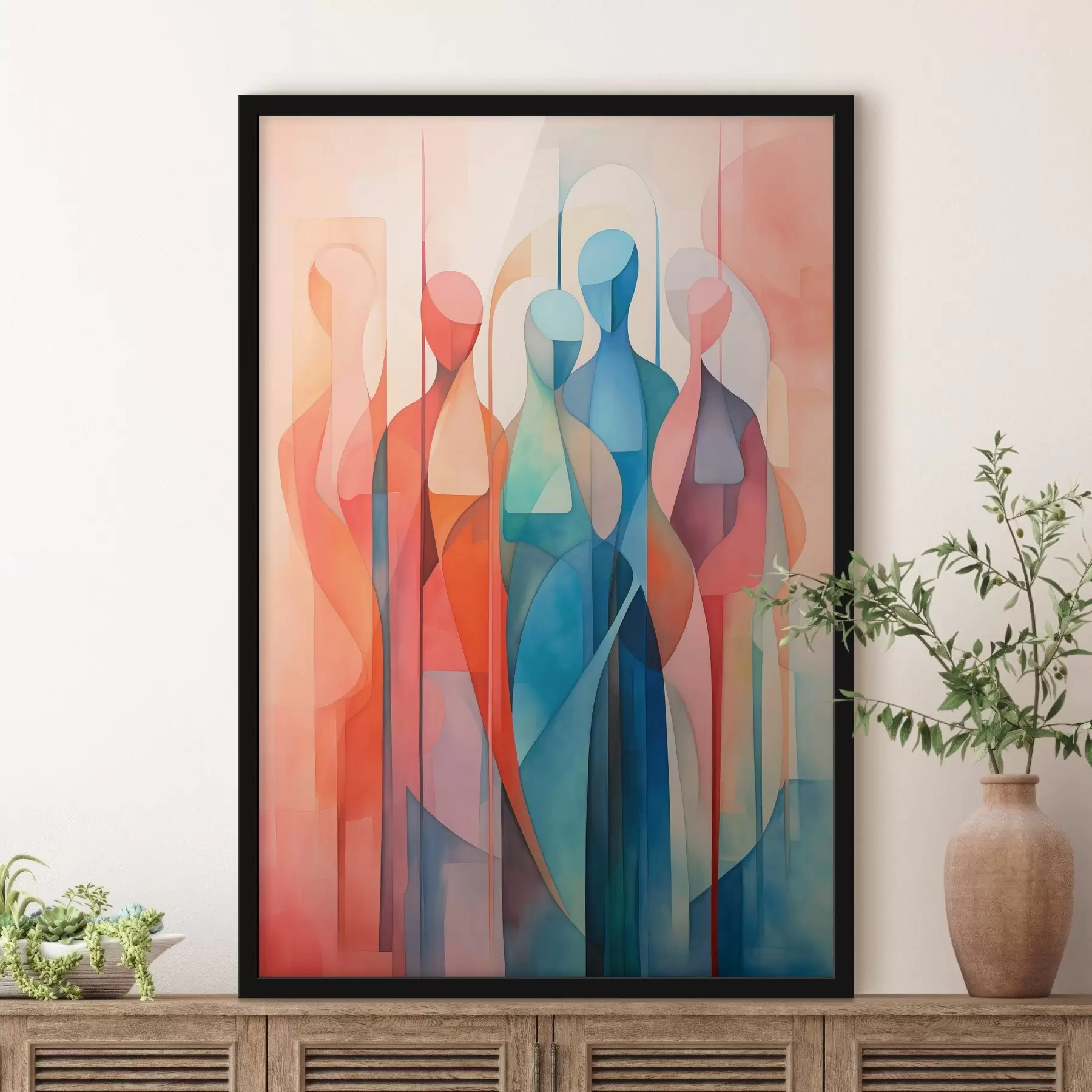 Картина Абстрактні силуети f45237