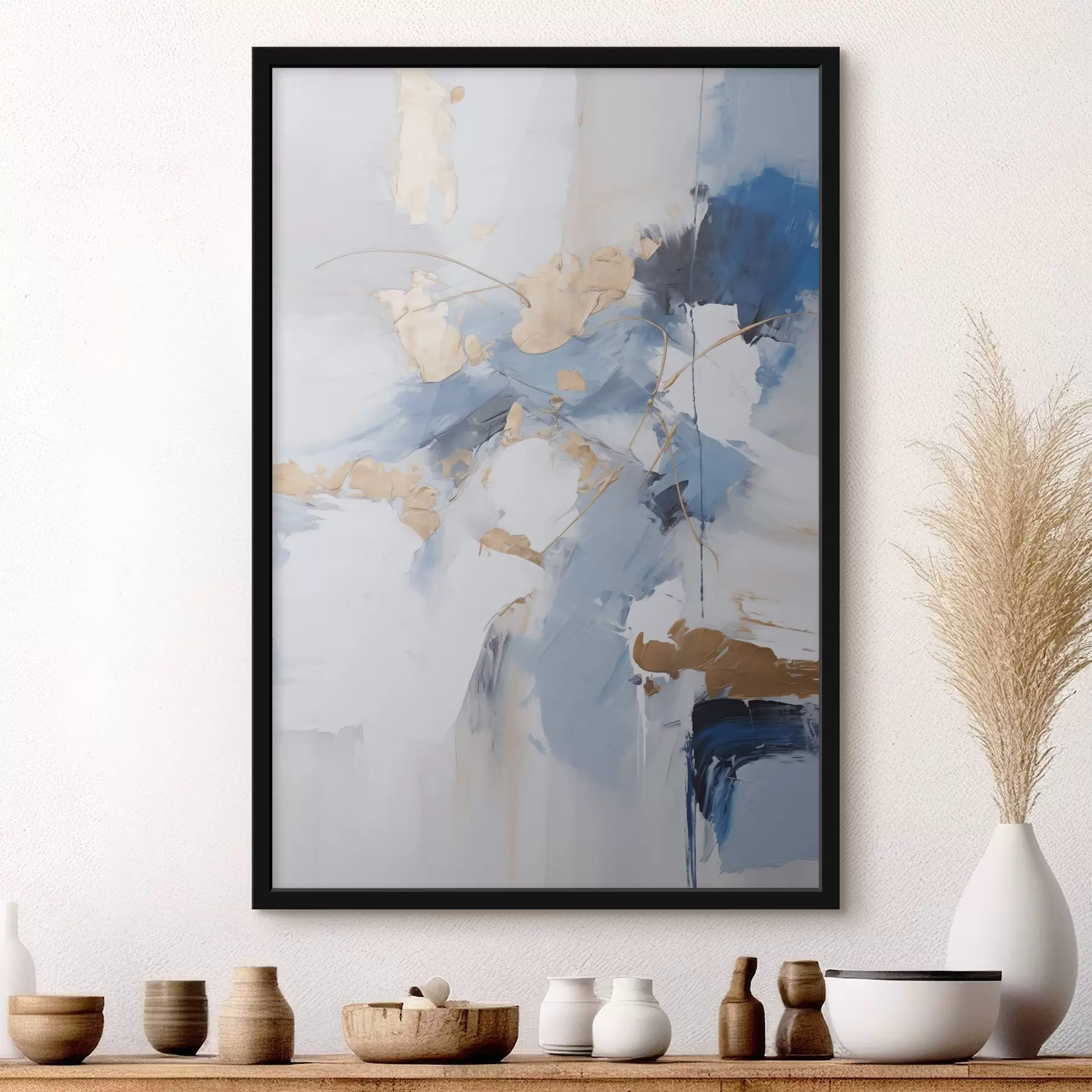 Картина Абстрактна імітація живопису f45348