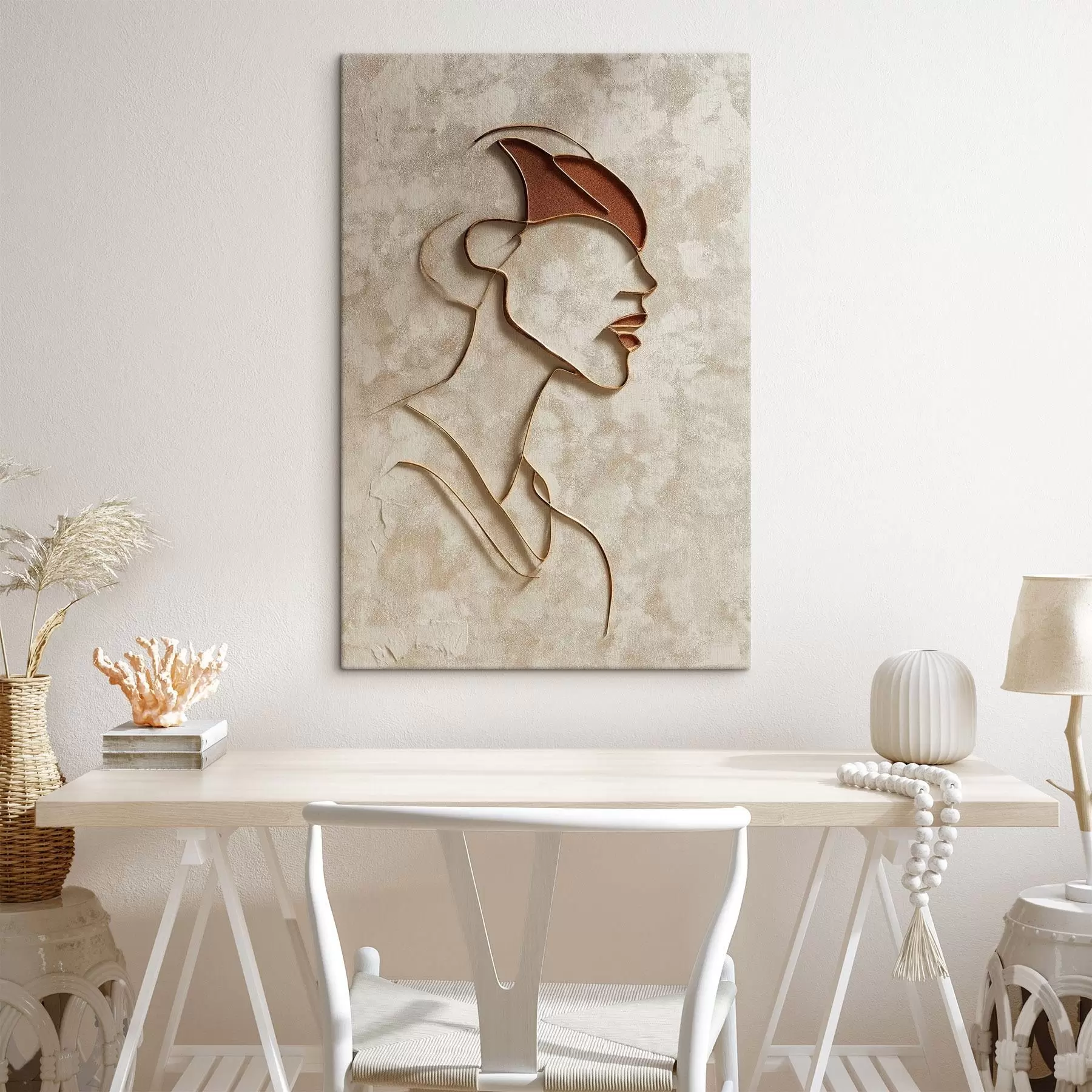 Картина Абстрактне жіноче обличчя s45395