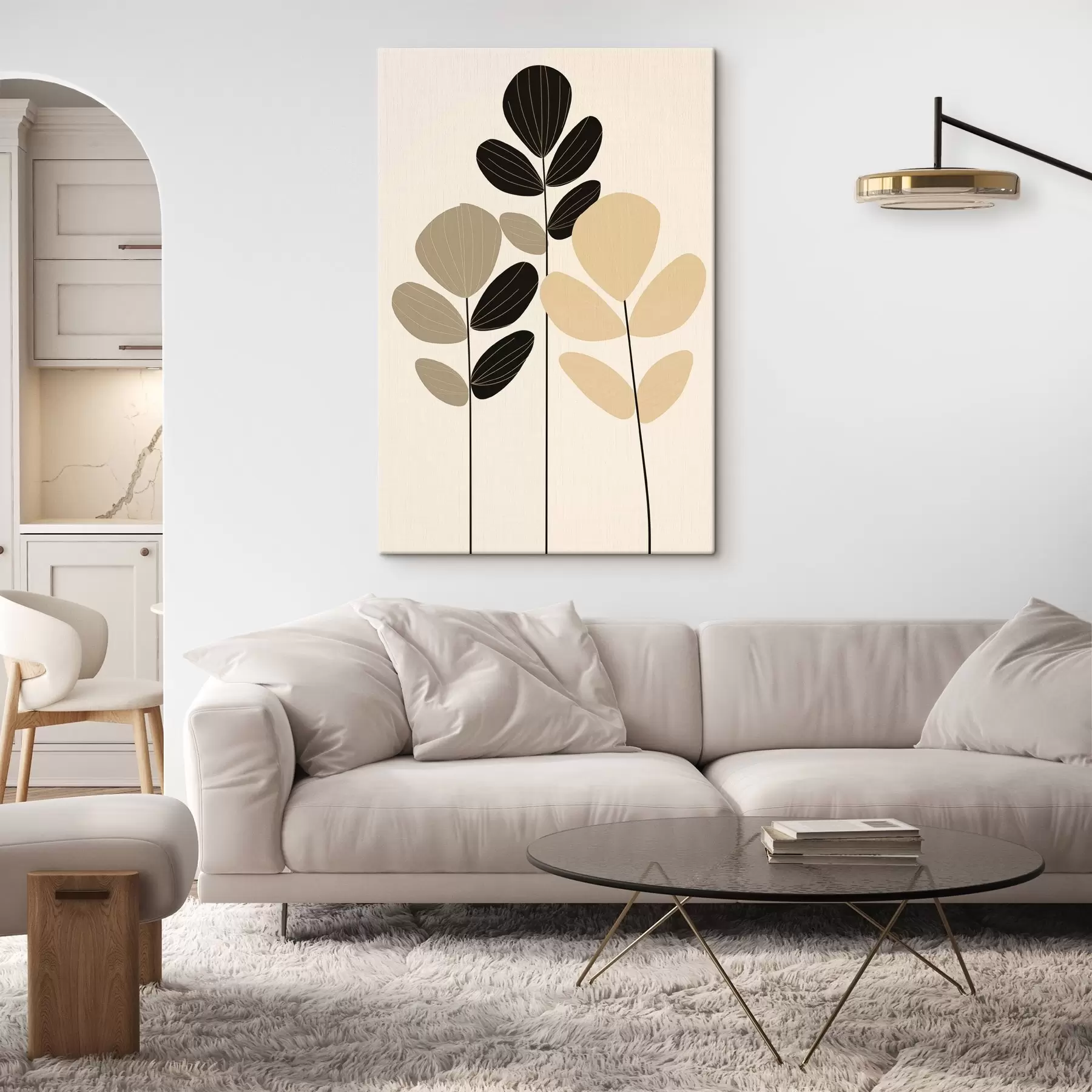 Картина Мінімалістична ботанічна ілюстрація s45400