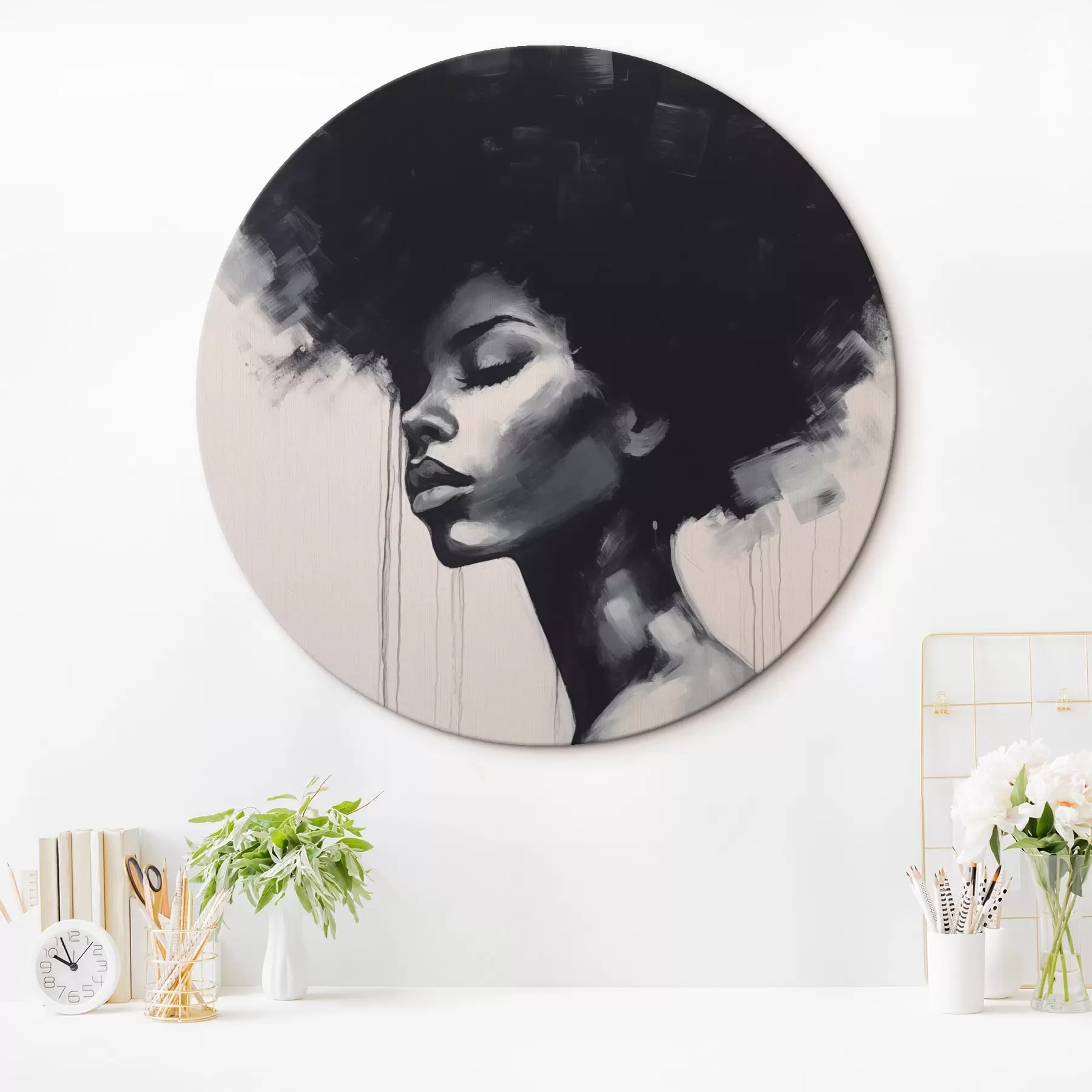 Картина Абстрактний жіночий портрет r45464