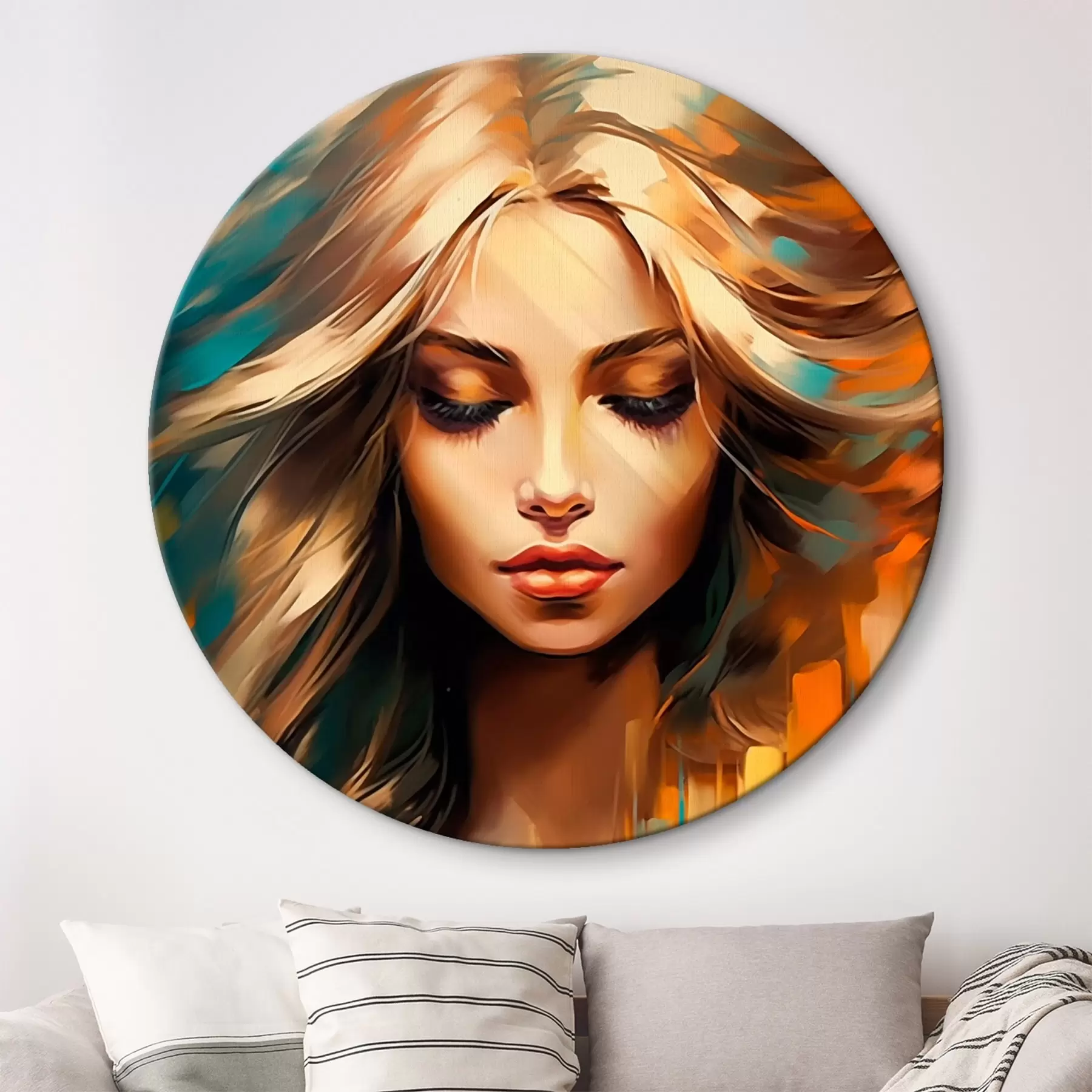 Картина Абстрактний жіночий портрет r45469