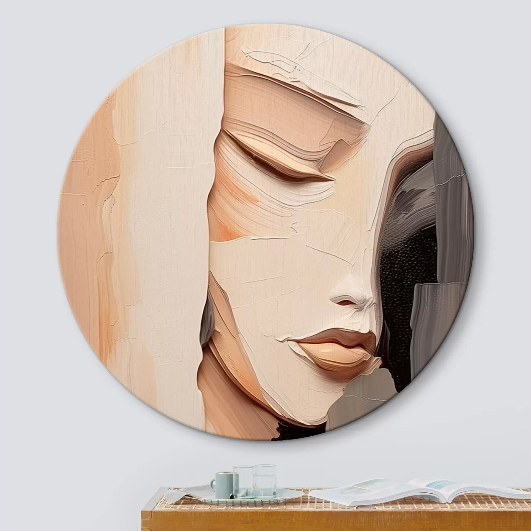 Картина Абстрактний жіночий портрет r45478