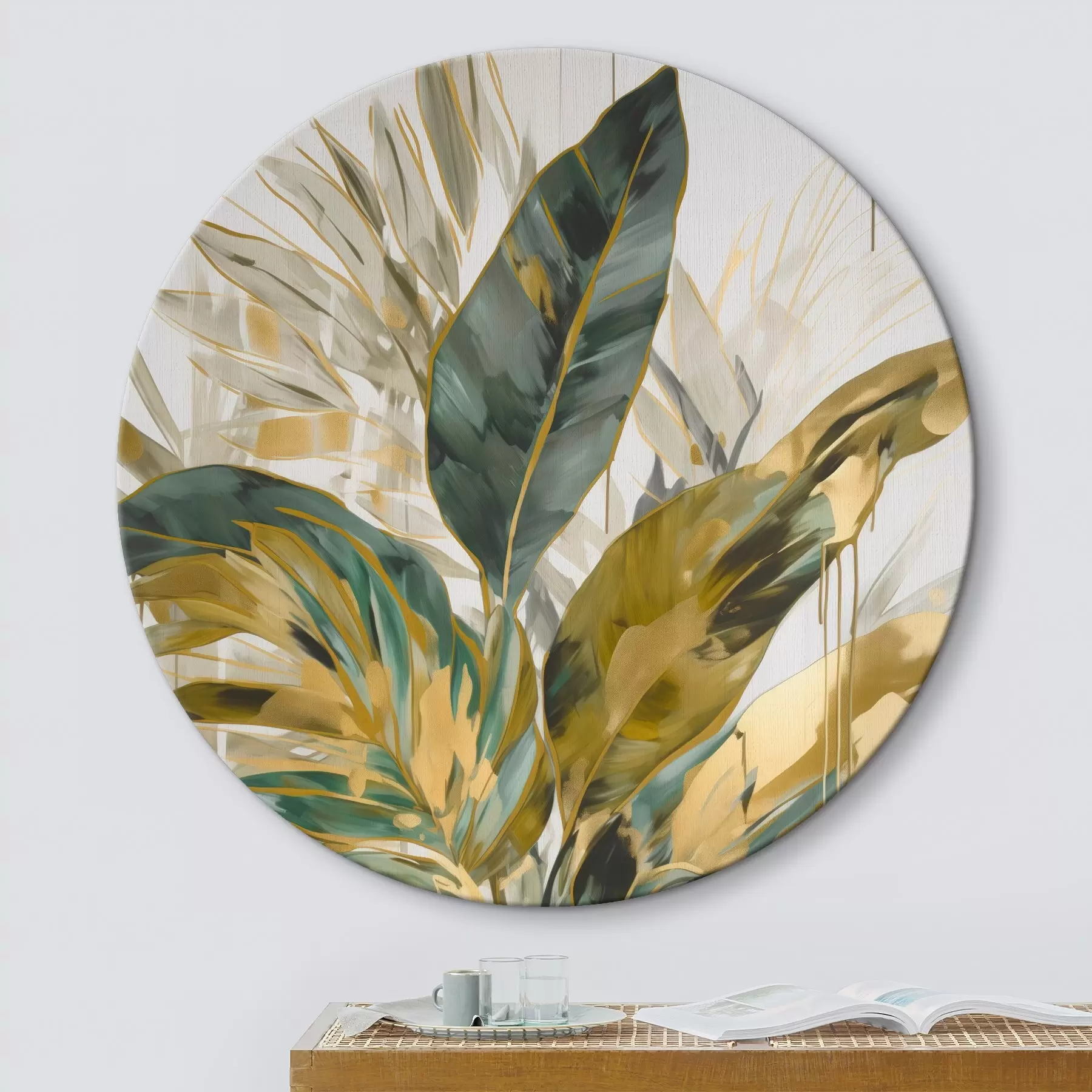 Картина Абстрактне тропічне листя r45589