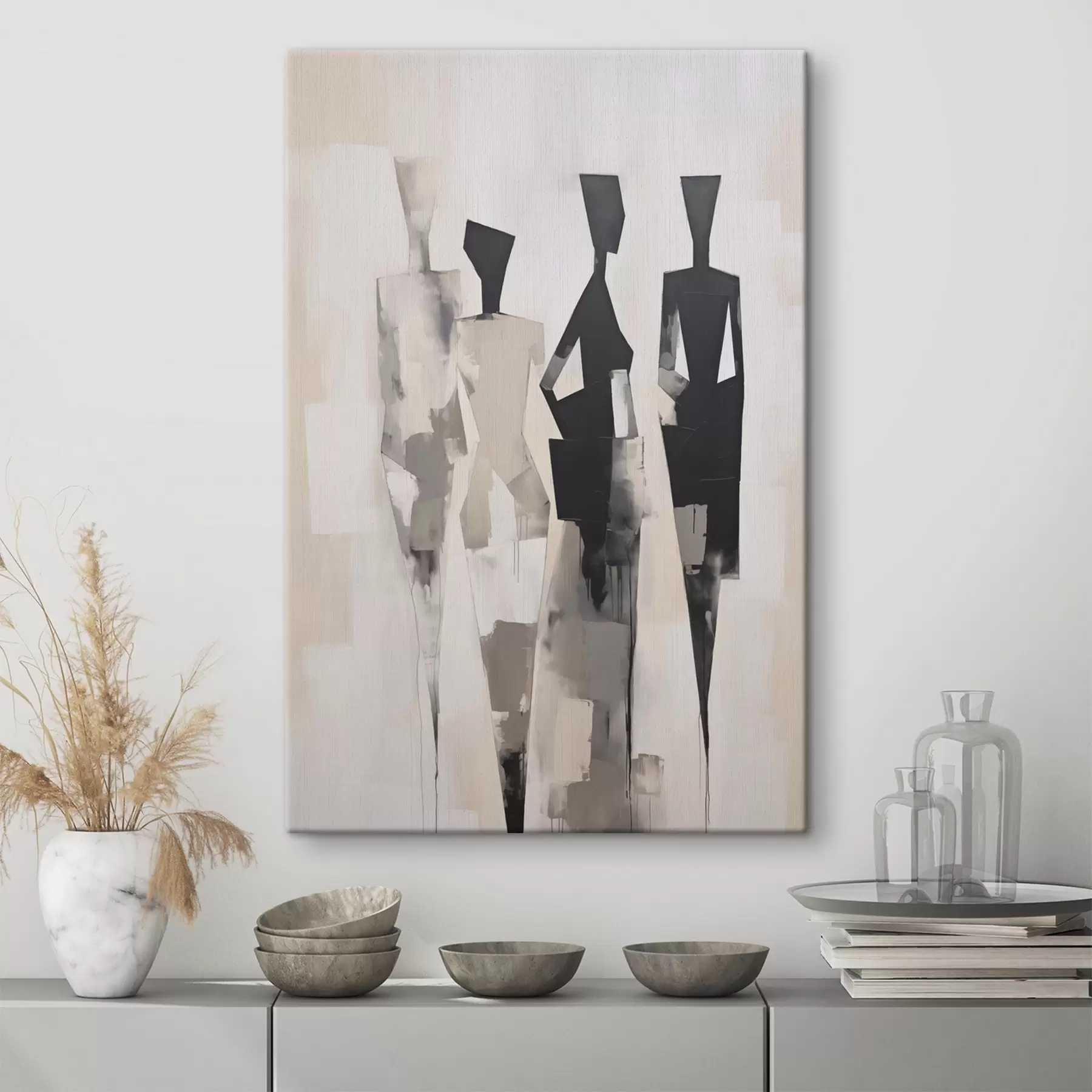 Картина Абстрактні силуети людей s45758