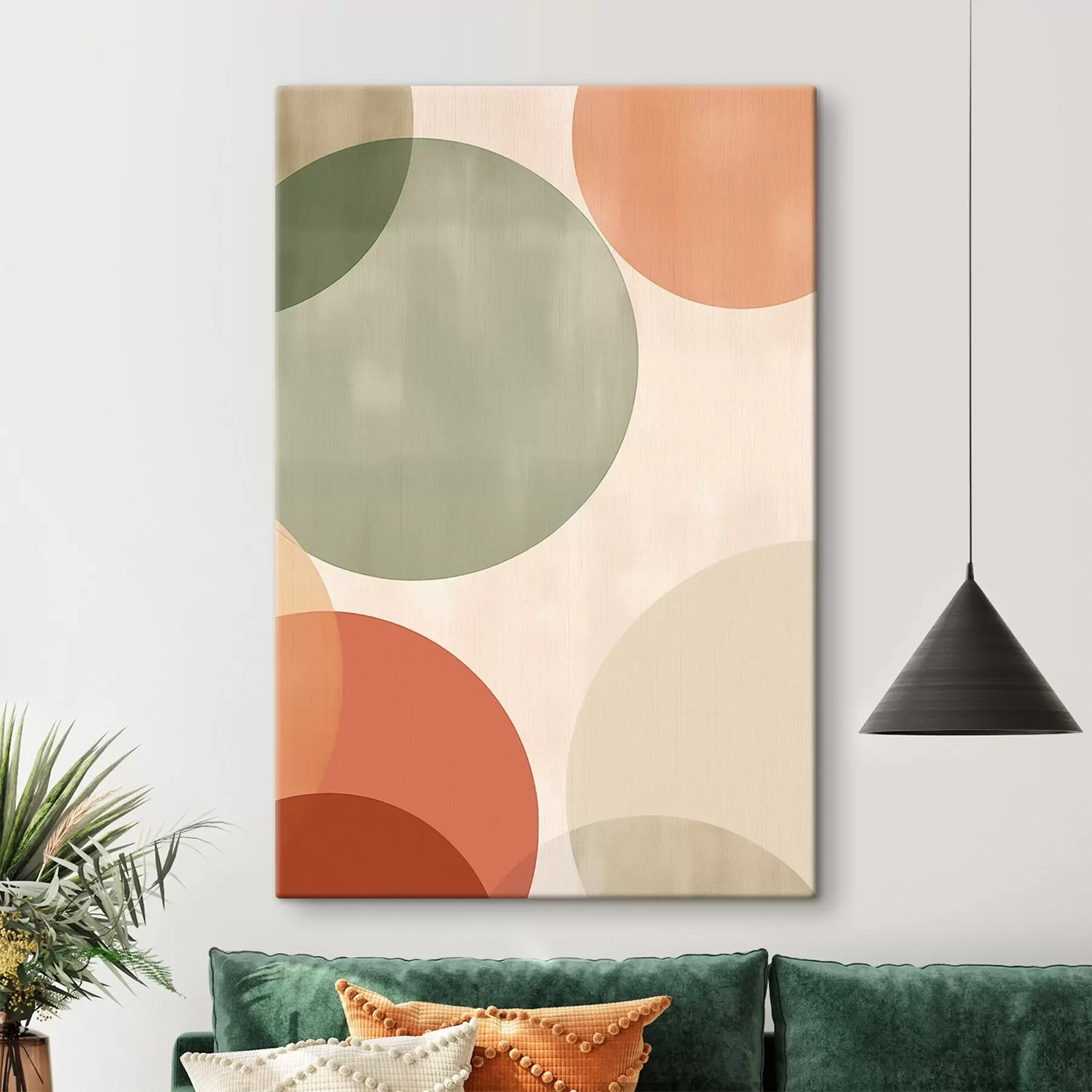 Картина Великі абстрактні кола s45794