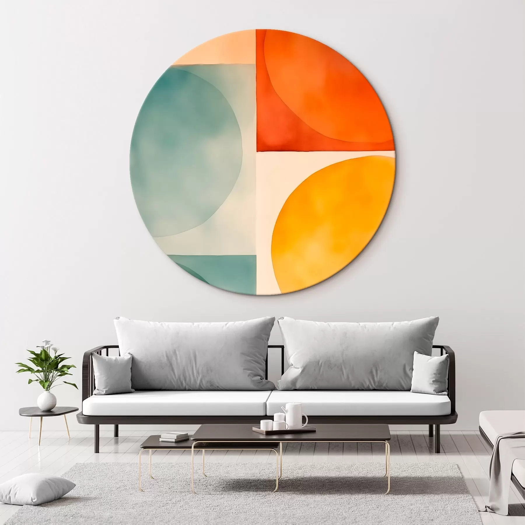 Картина Геометричні абстрактні кола r45792