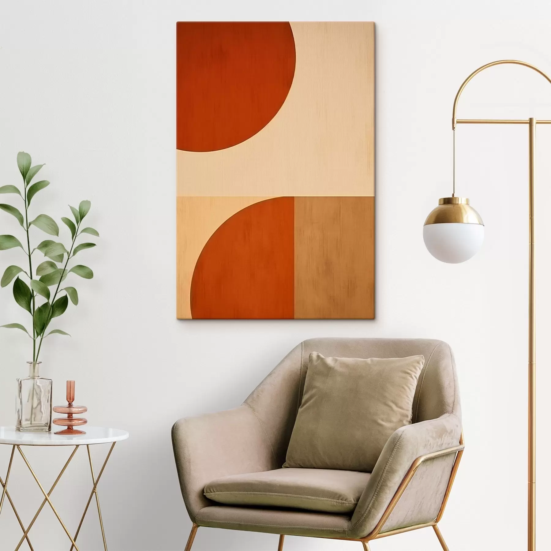 Картина Абстрактні півкола s45844