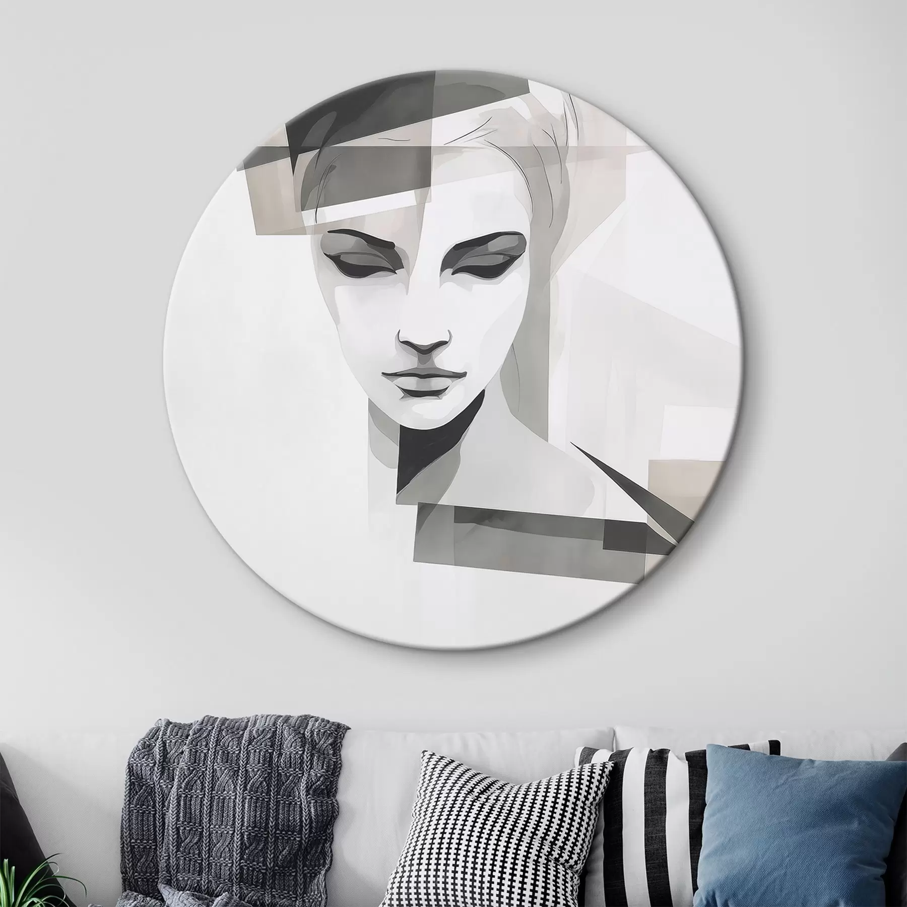 Картина Абстрактний портрет r45917