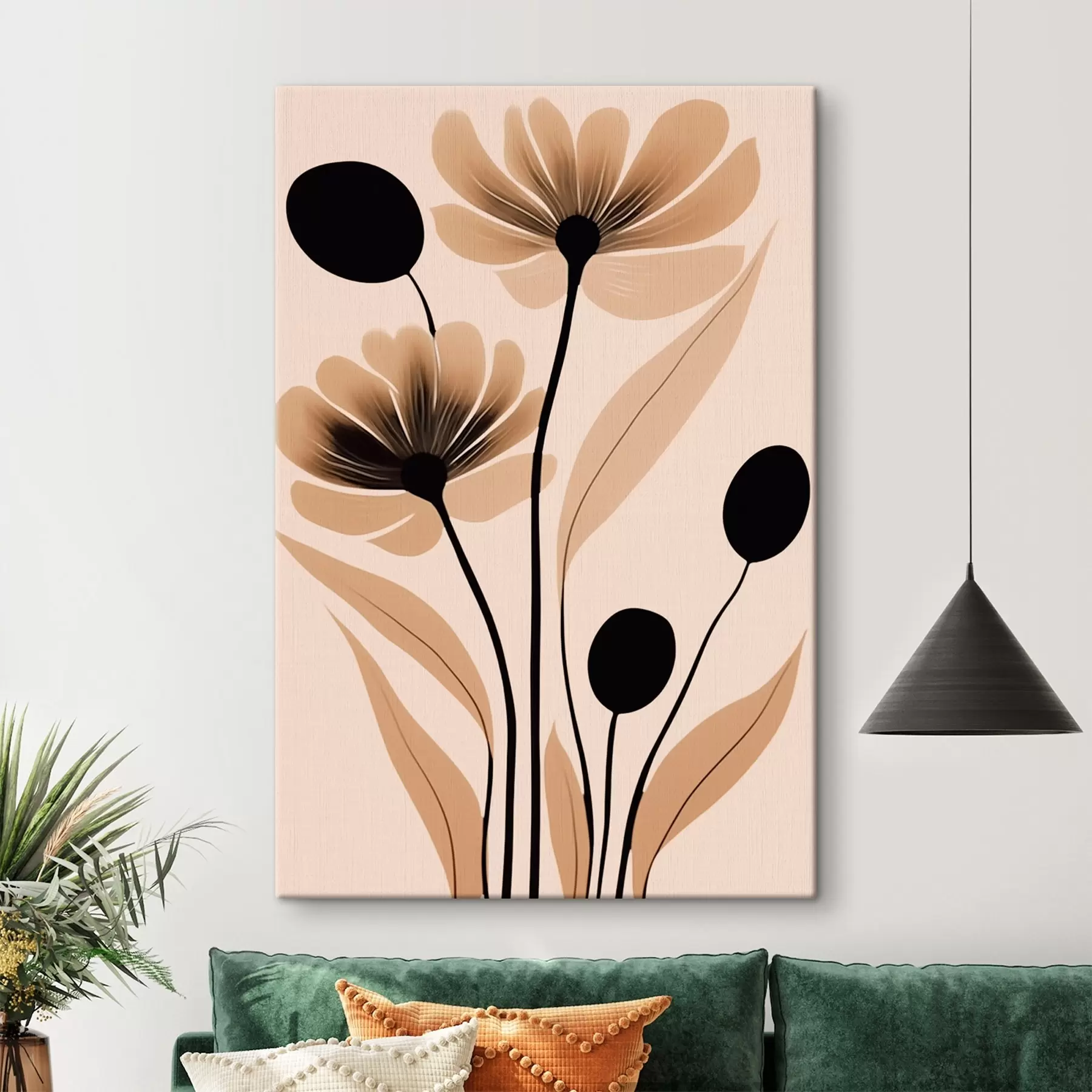 Картина Абстрактні квіти s45963