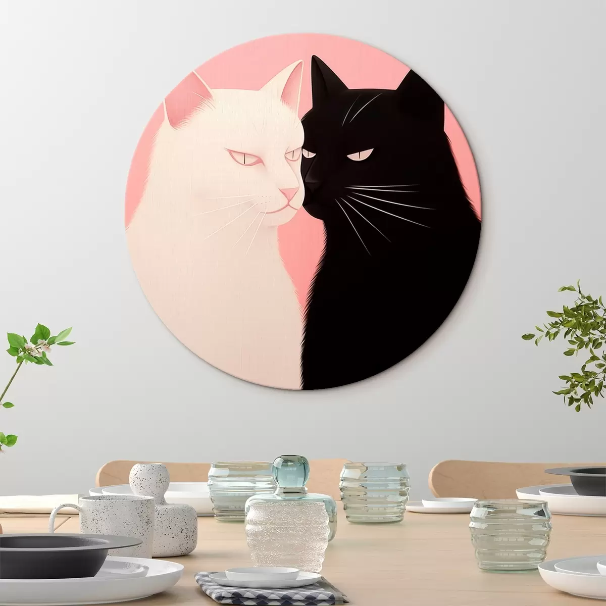 Кругла картина Коти r45961