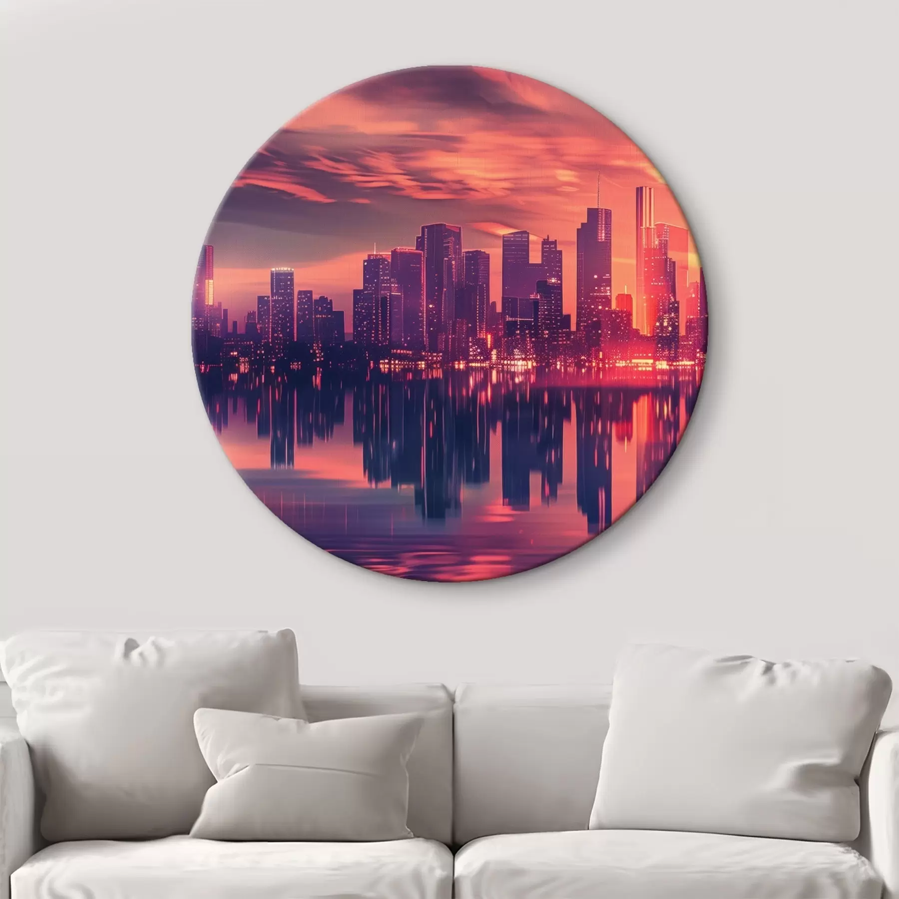 Картина Сучасне місто r45657 купити в Україні - art-holst.com.ua Картина Сучасне місто r45657