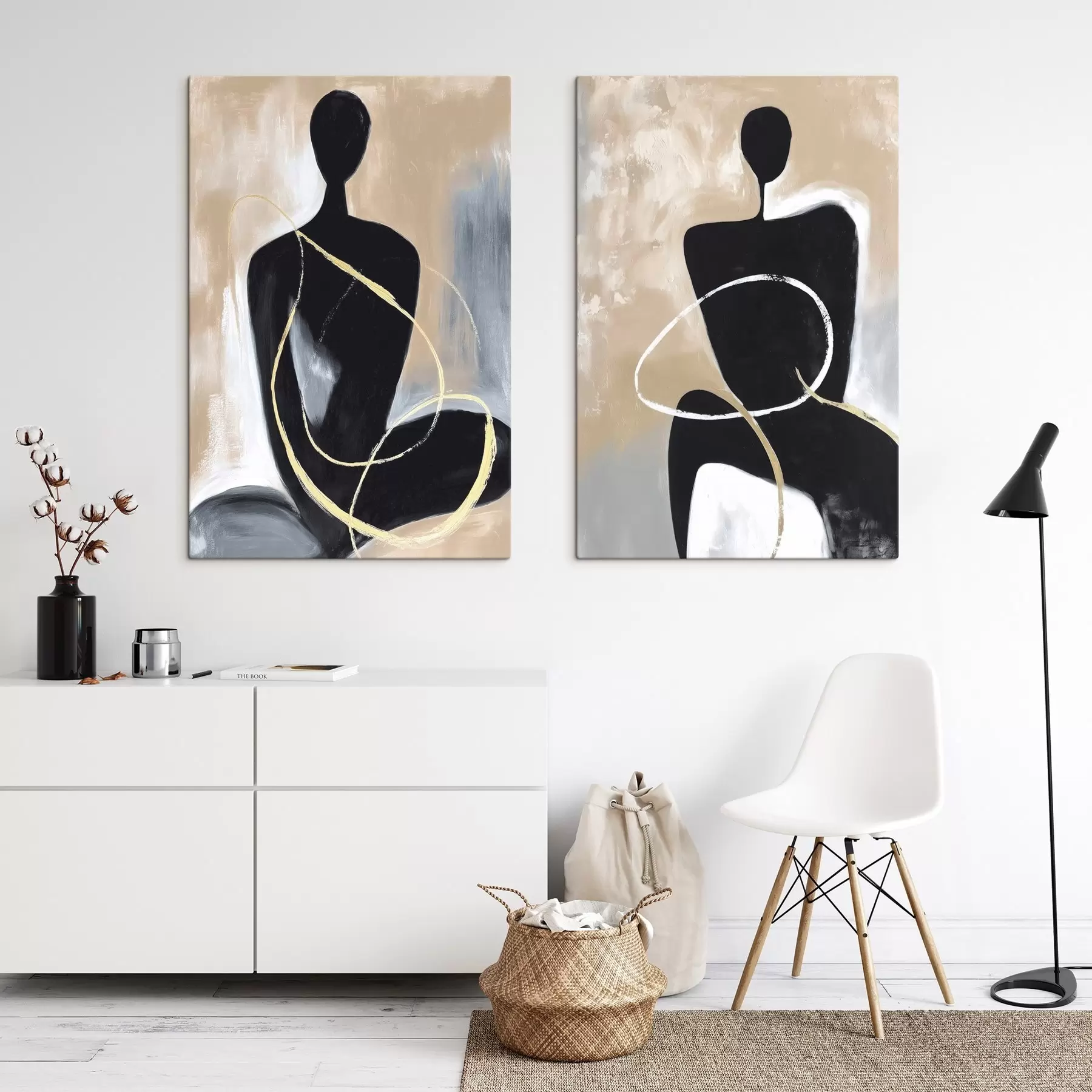 Картина Абстрактні силуети m00719