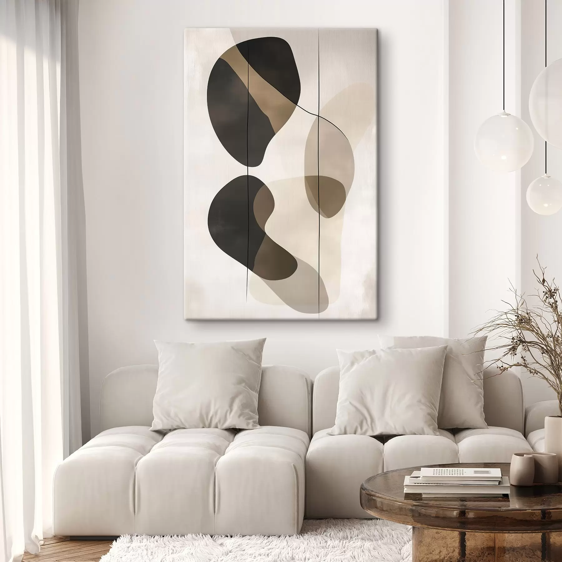 Картина Плаваючі абстрактні форми s45991