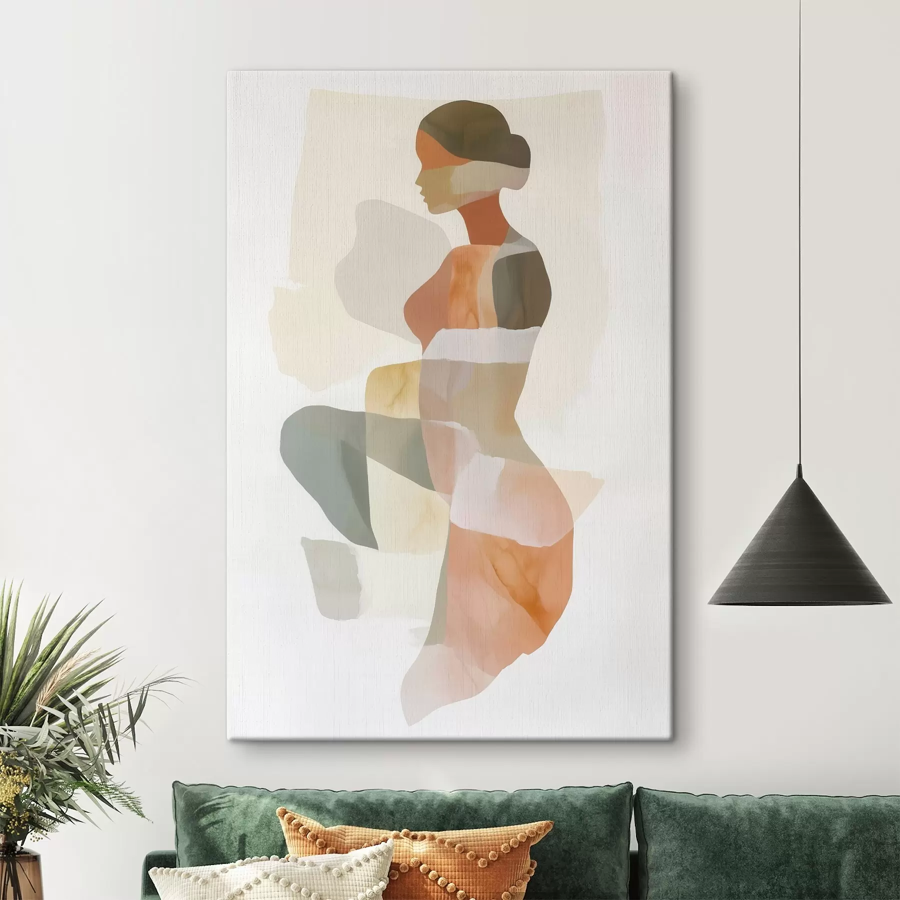 Картина Абстрактний жіночий силует s45992