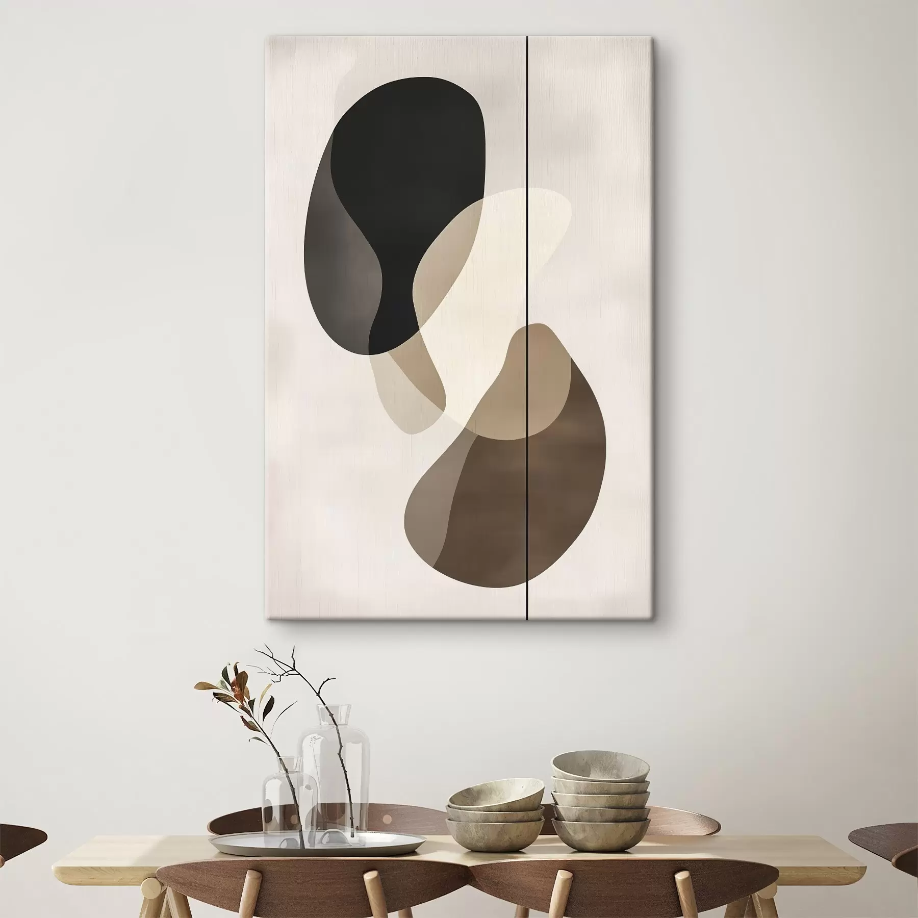 Картина Плаваючі абстрактні форми s45994