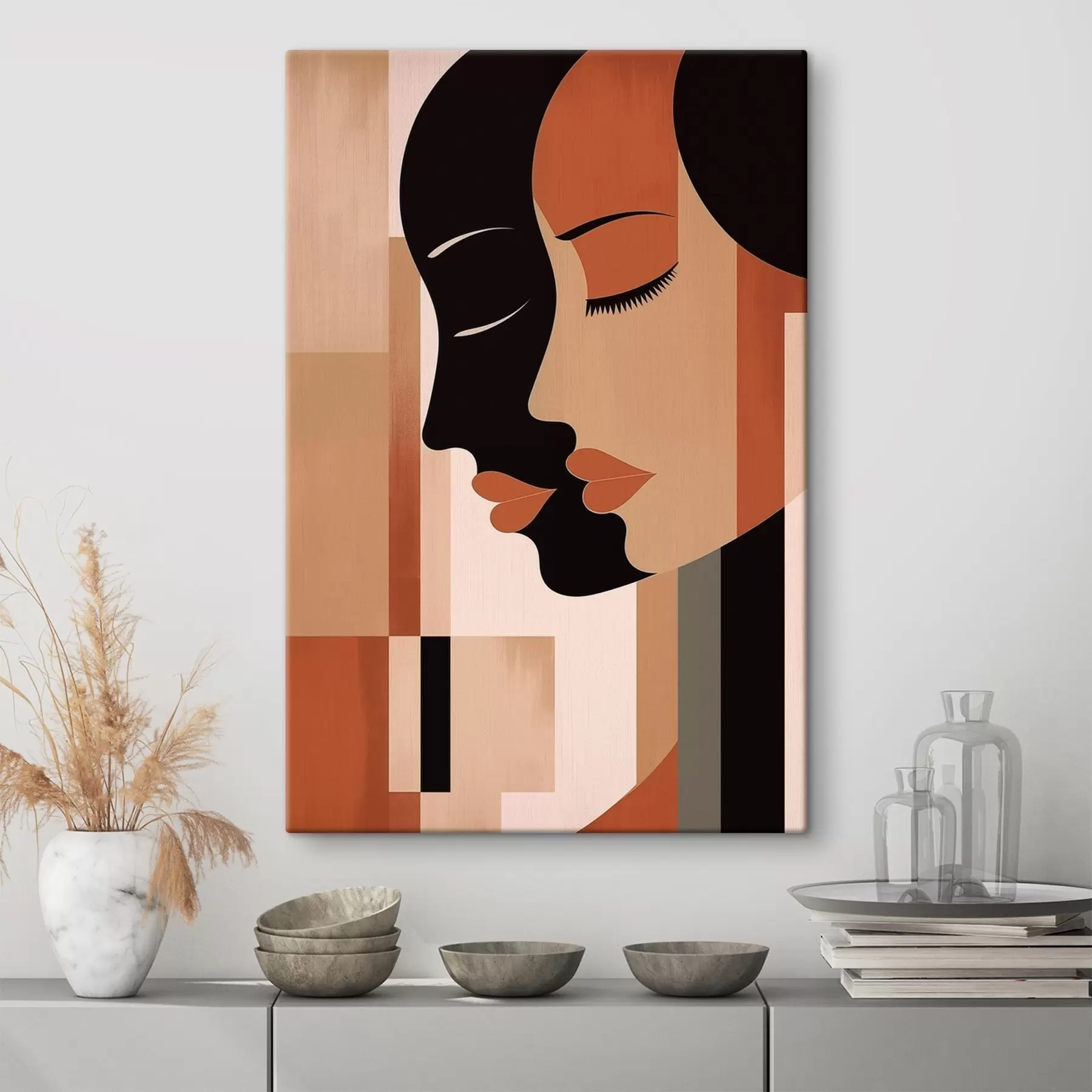 Картина Абстрактні обличчя s46241