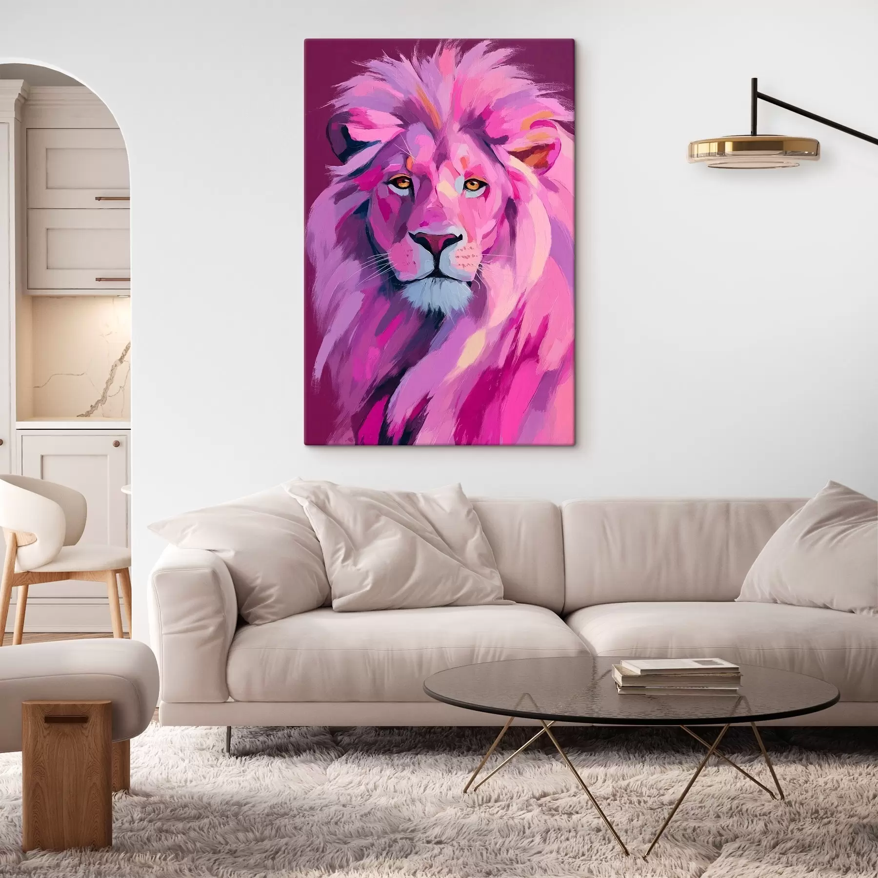 Картина Лев s46243