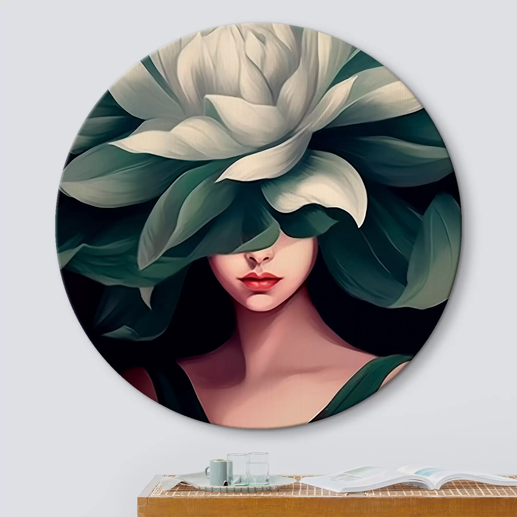 Картина Дівчинка з квіткою r46207