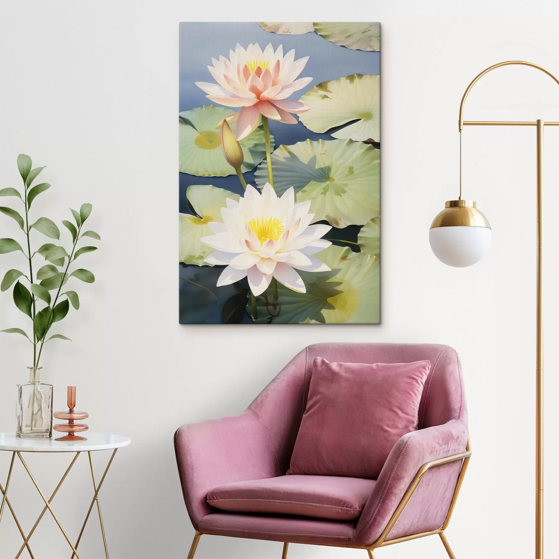 Картина Розкішні квіти лотоса s46089