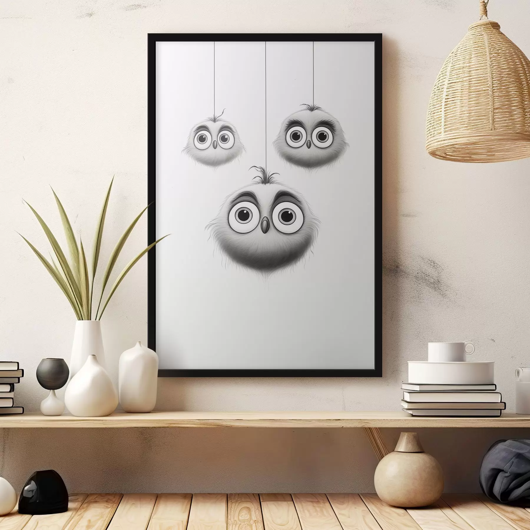 Картина Три милі пташки f46072