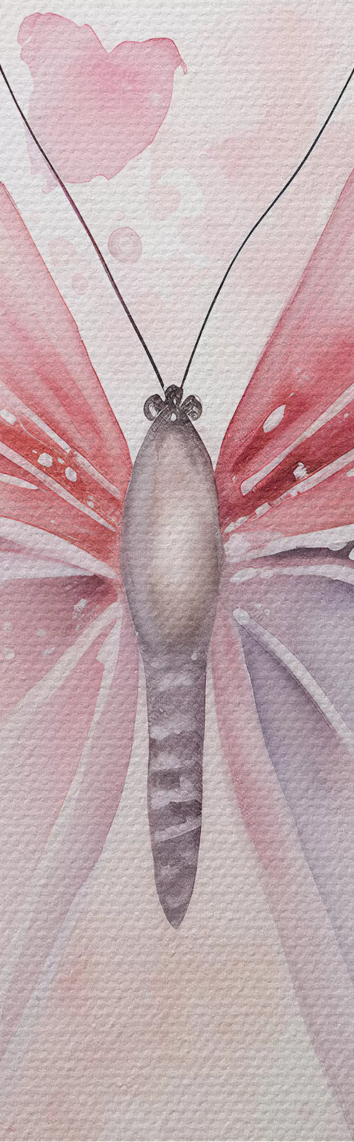 Картина Різноманітні рожеві метелики m00864