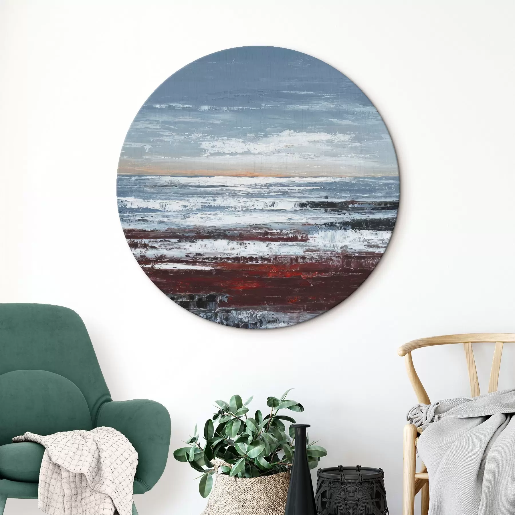 Картина Абстрактний морський пейзаж r46014