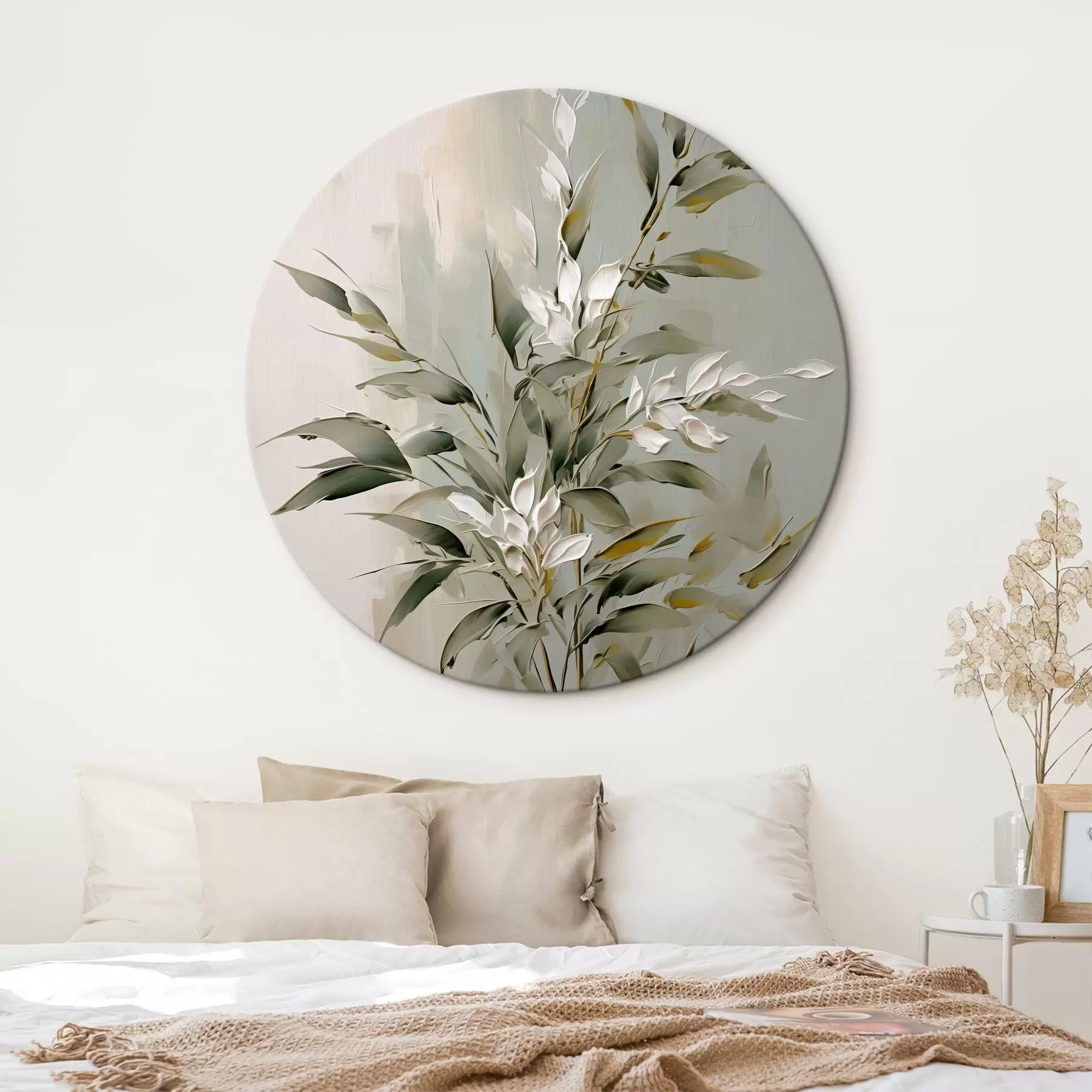 Картина Абстрактна гілка з листям r46135