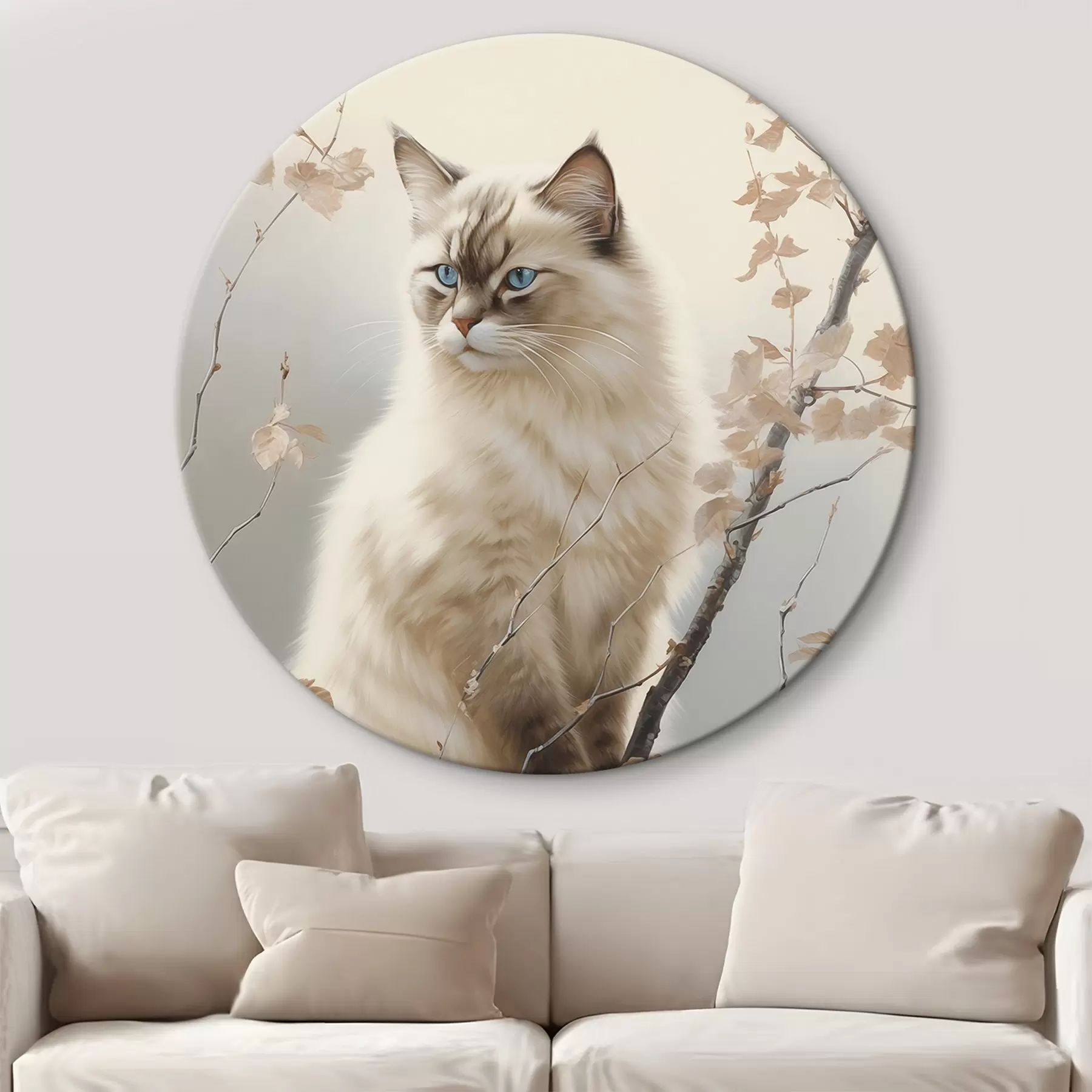 Картина Кіт на гілці дерева r46300