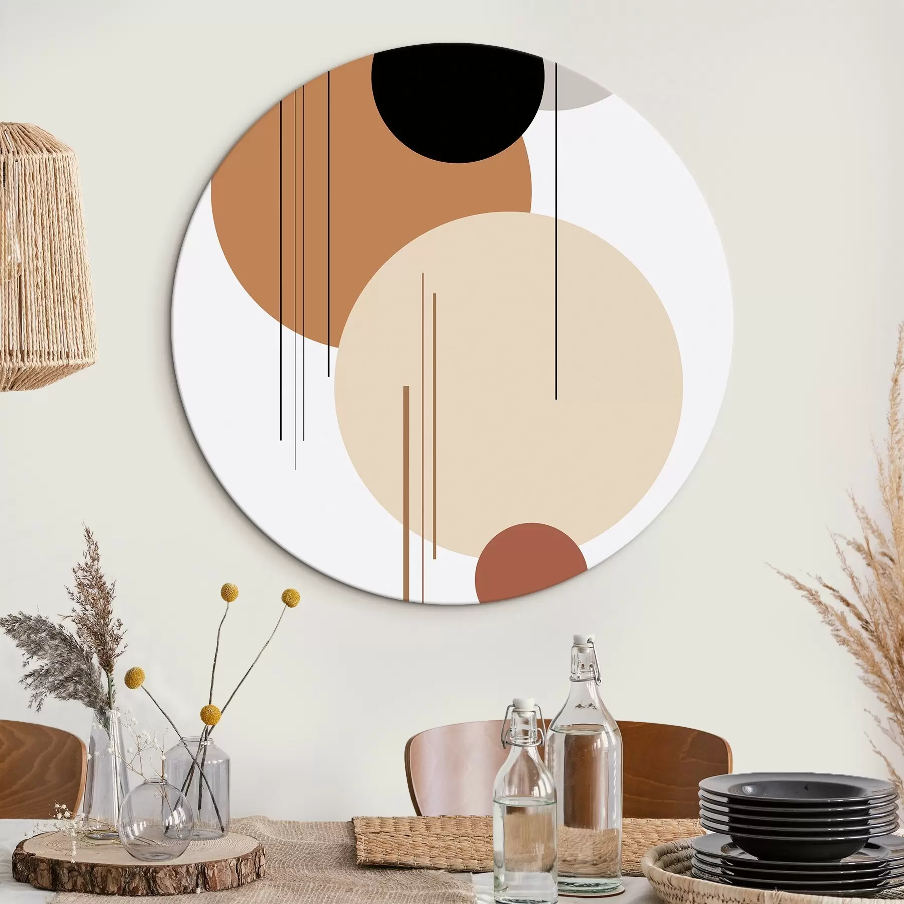 Картина Абстрактна геометрична композиція r46351