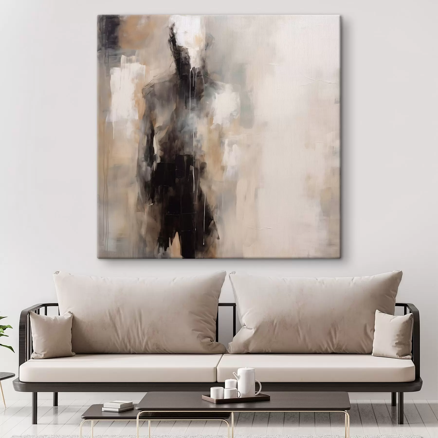 Картина Абстрактна людська фігура в тіні s46360