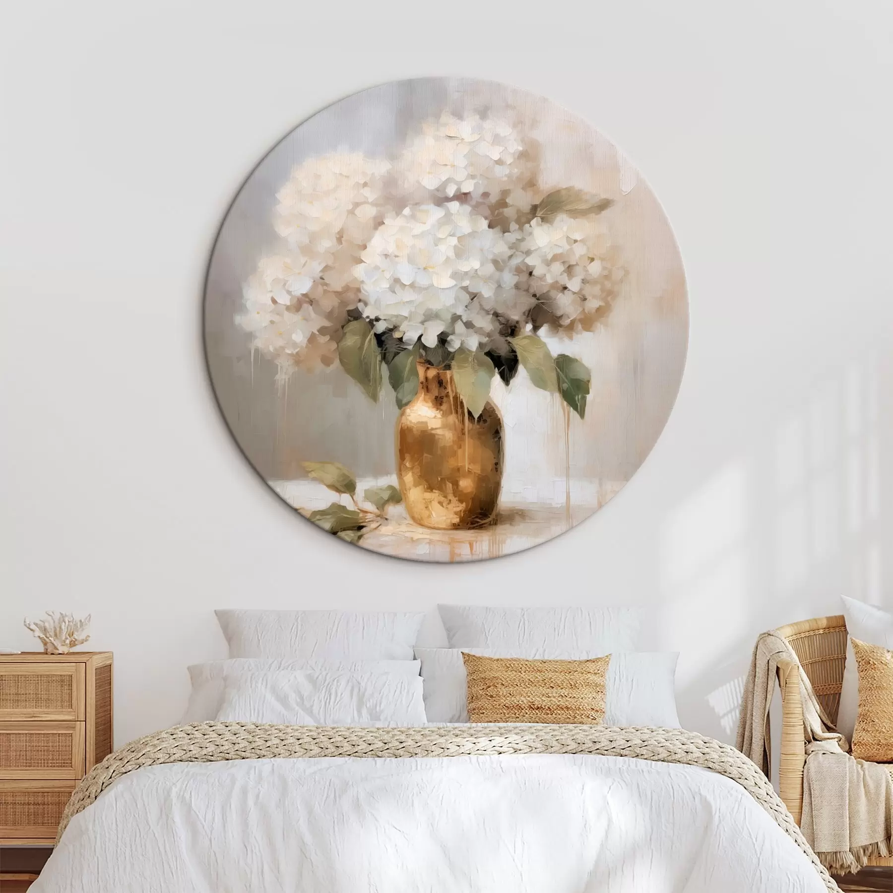 Картина Ніжний букет гортензій у вазі r46263