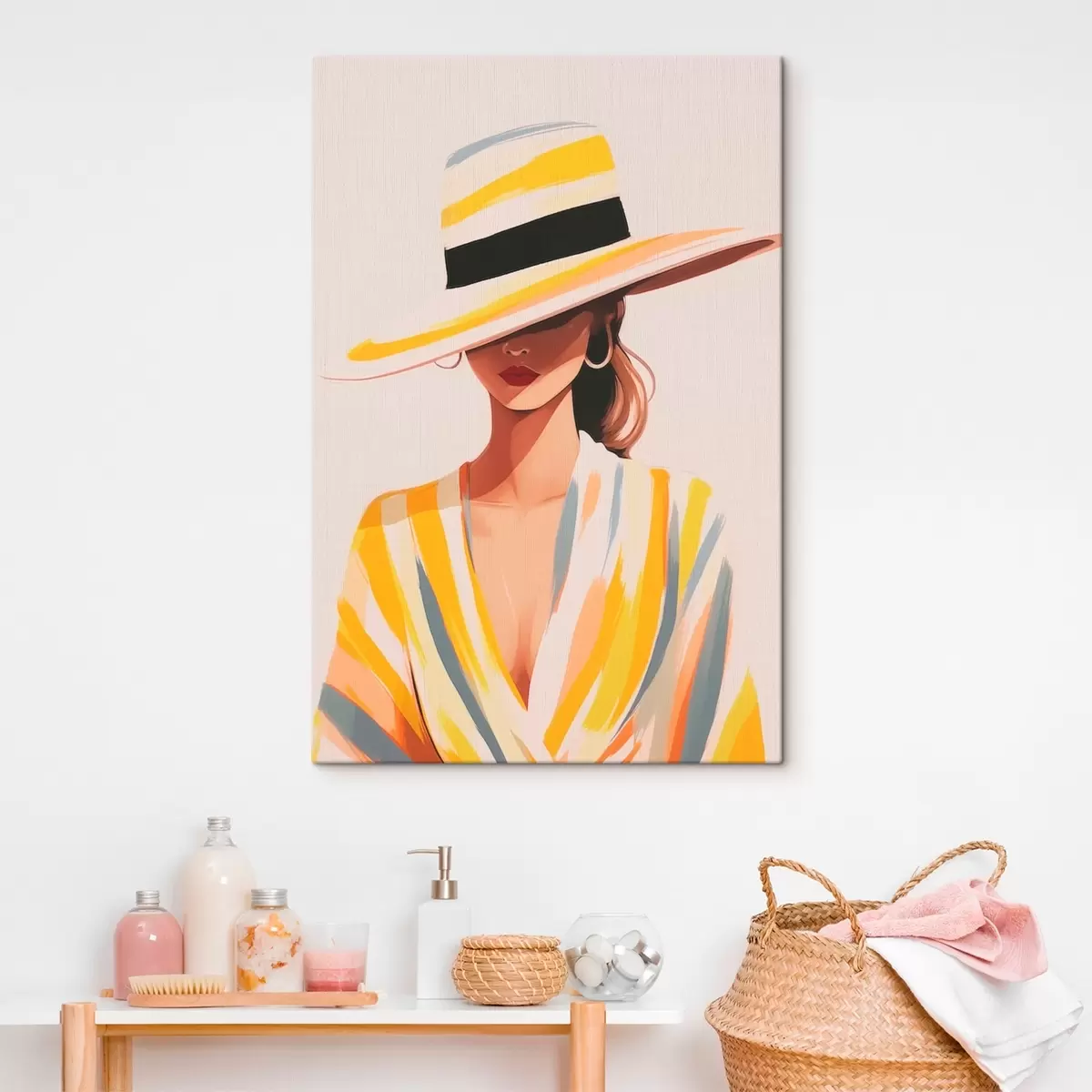 Картина Дівчина в капелюсі s46421