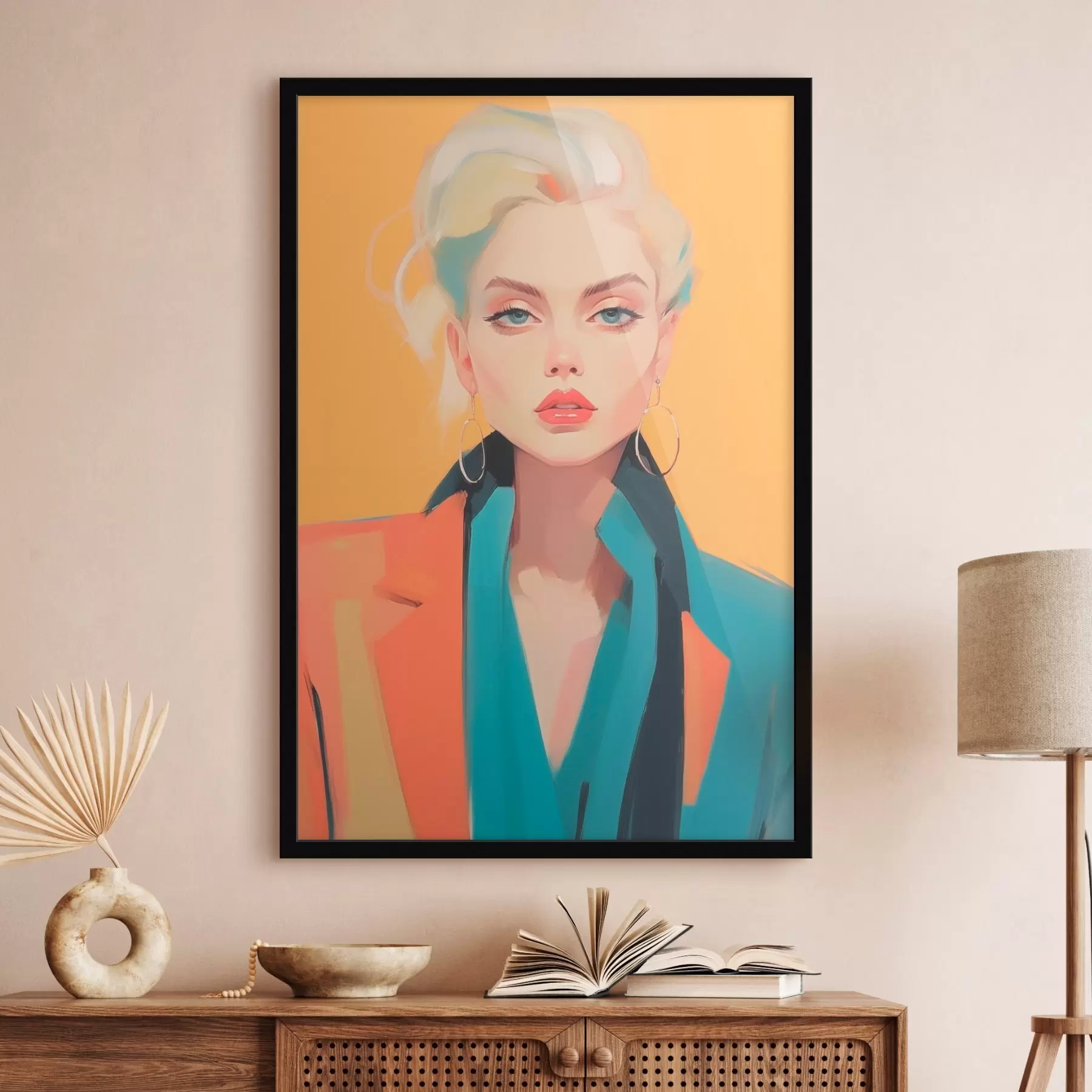 Картина Дівчина в куртці f46422